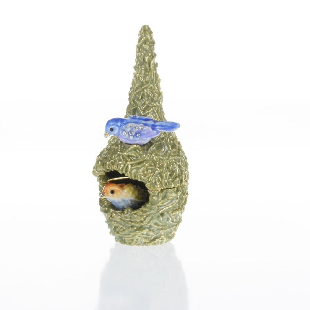 Keren Kopal Two love Birds in a nest Trinket Box
