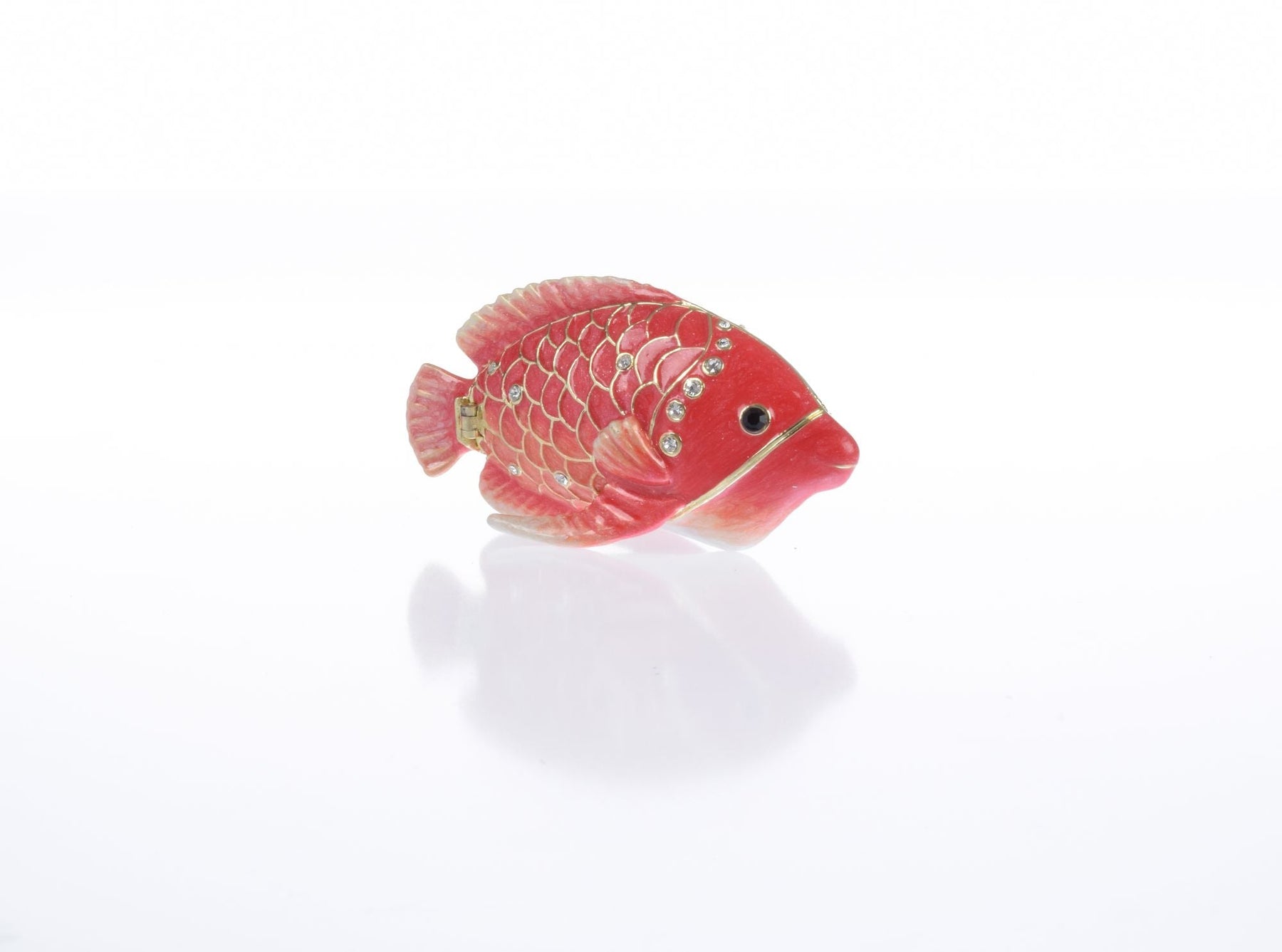 Keren Kopal Red Snapper Fish trinket box