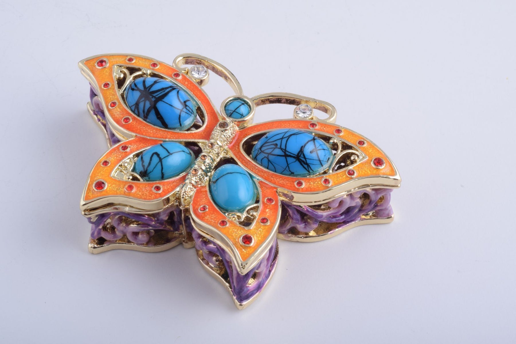 Keren Kopal Blue & Orange Butterfly