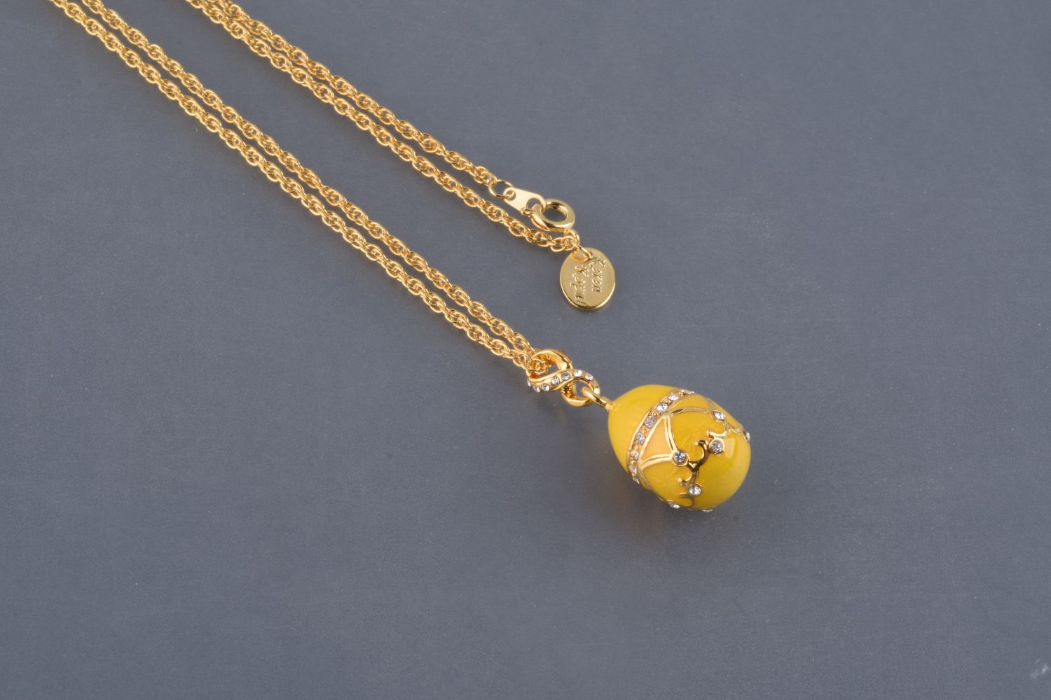 Keren Kopal Yellow Egg Pendant Necklace
