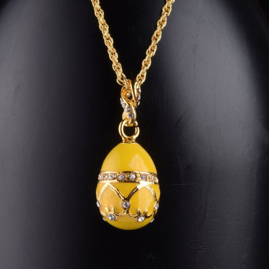 Keren Kopal Yellow Egg Pendant Necklace