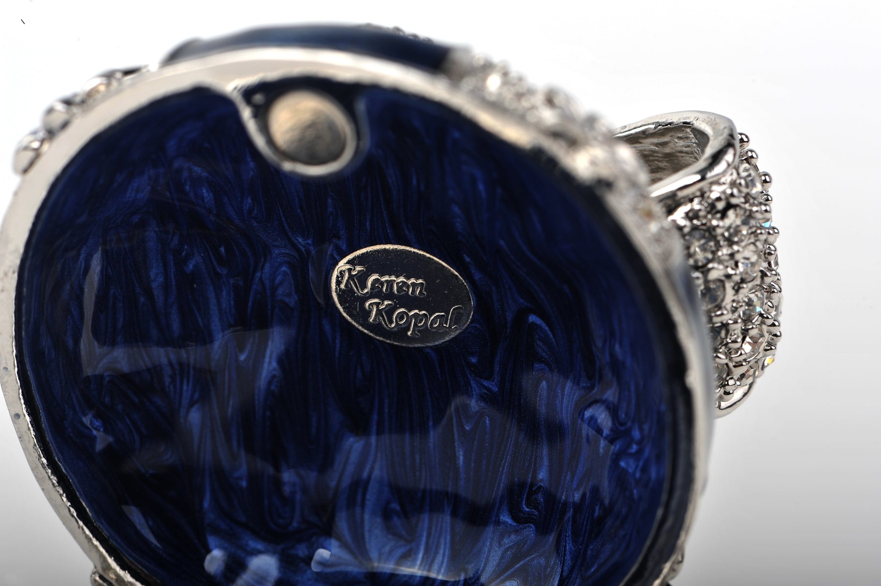 Keren Kopal Blue & Silver Present Box