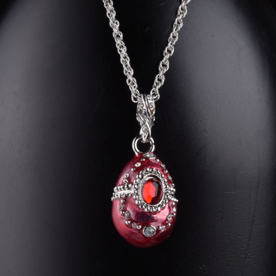 Keren Kopal Red Egg Pendant Necklace