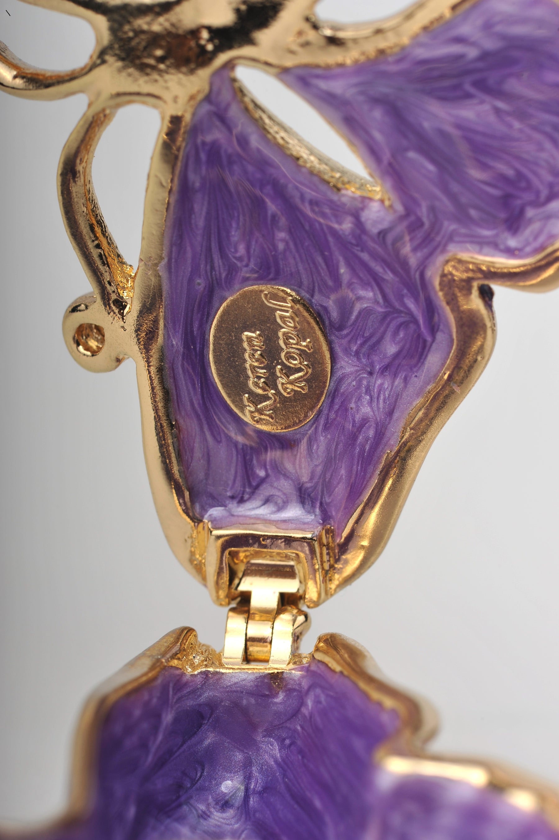 Keren Kopal Blue & Purple Butterfly