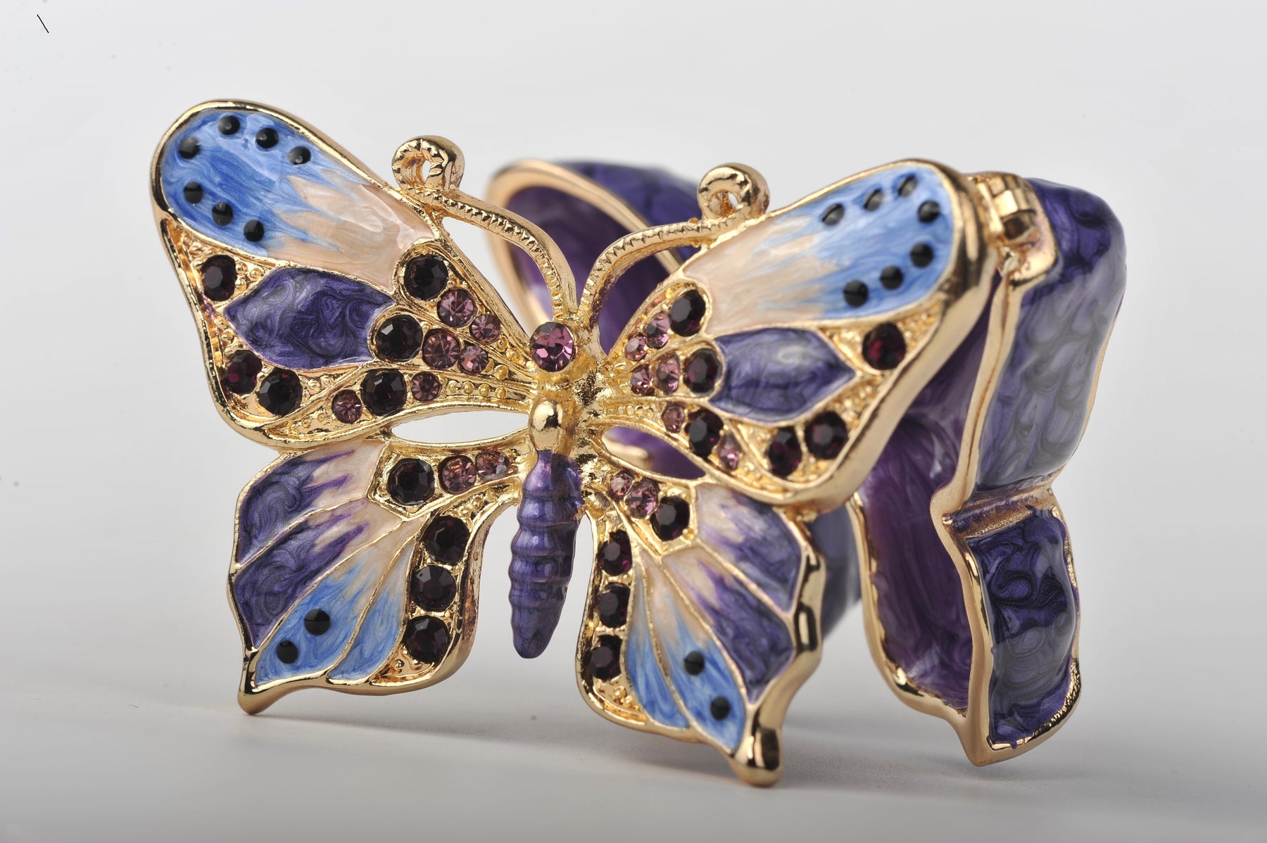 Keren Kopal Blue & Purple Butterfly