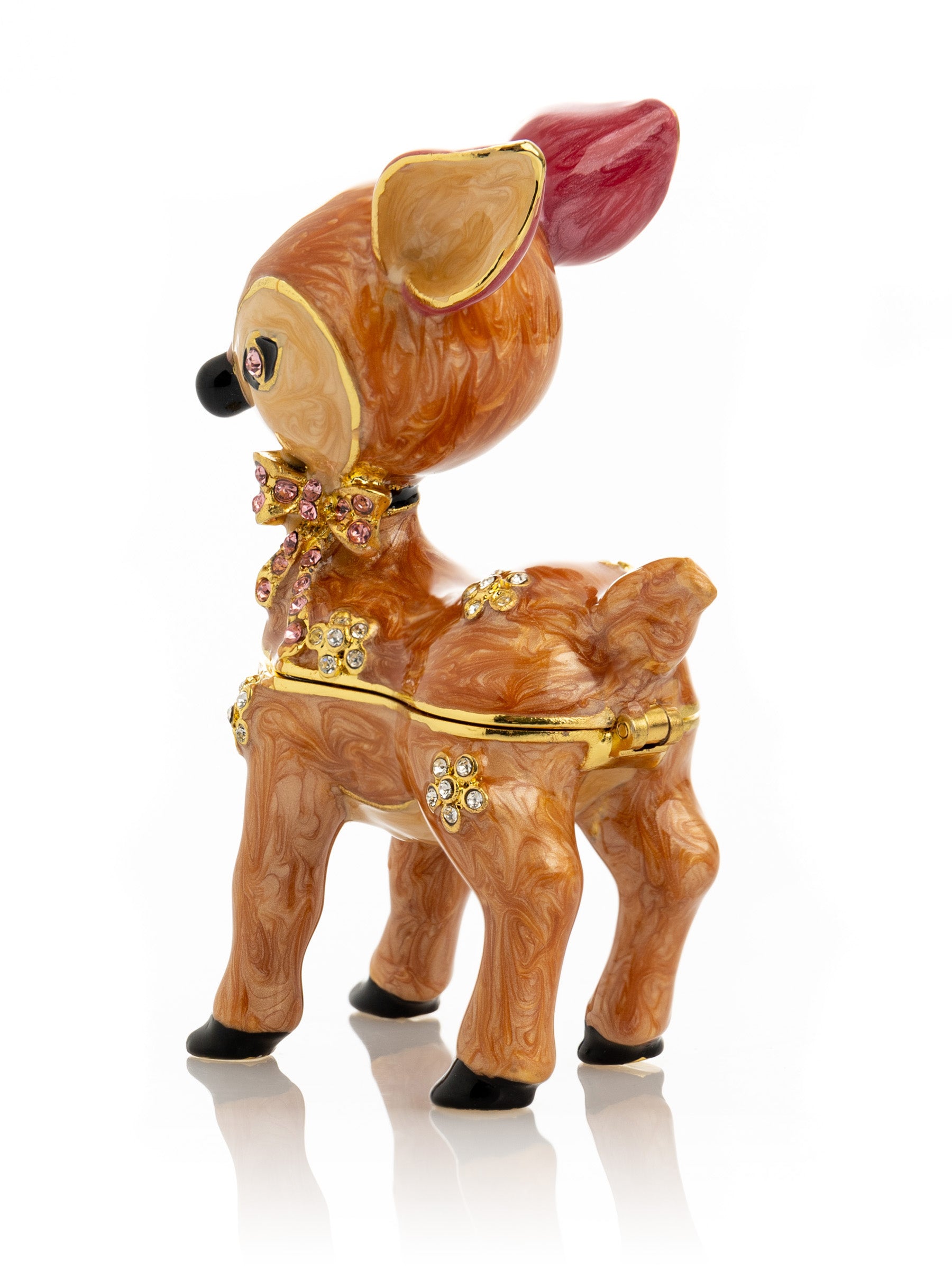 Keren Kopal Brown Fawn Trinket Box