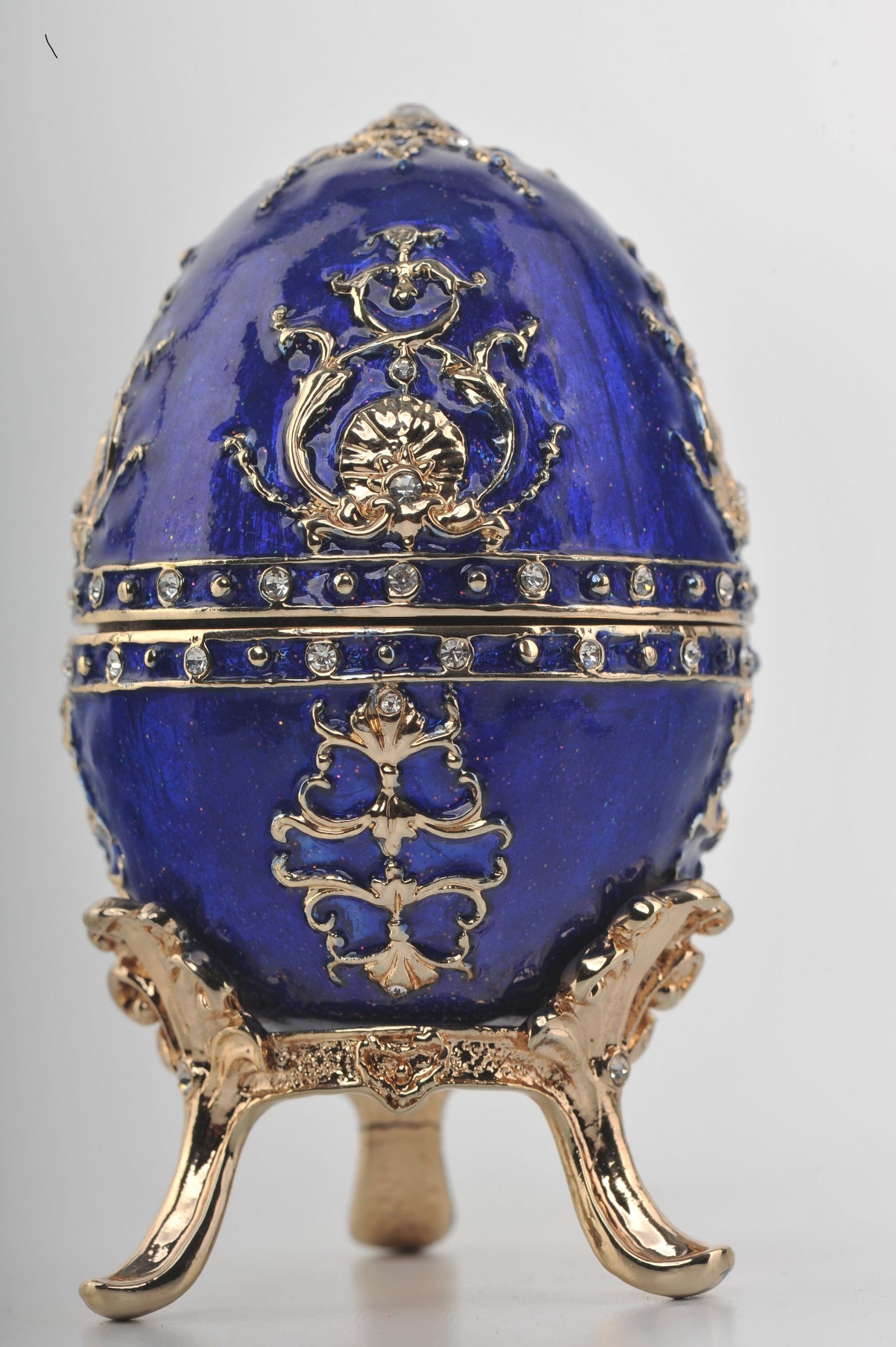 Keren Kopal Blue Faberge Egg Music Box