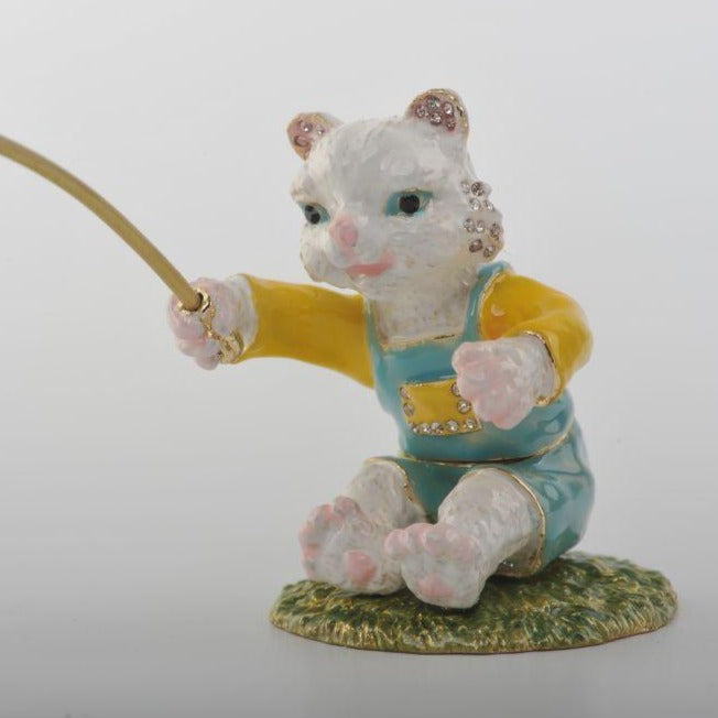 Keren Kopal Cat Fishing a Gold Fish