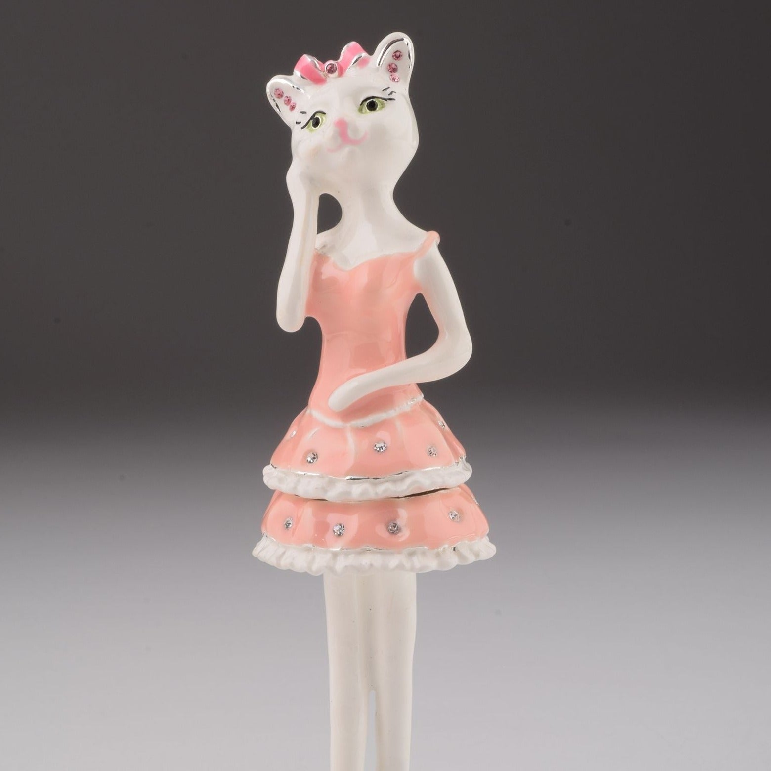 Keren Kopal Cat with Pink Dress