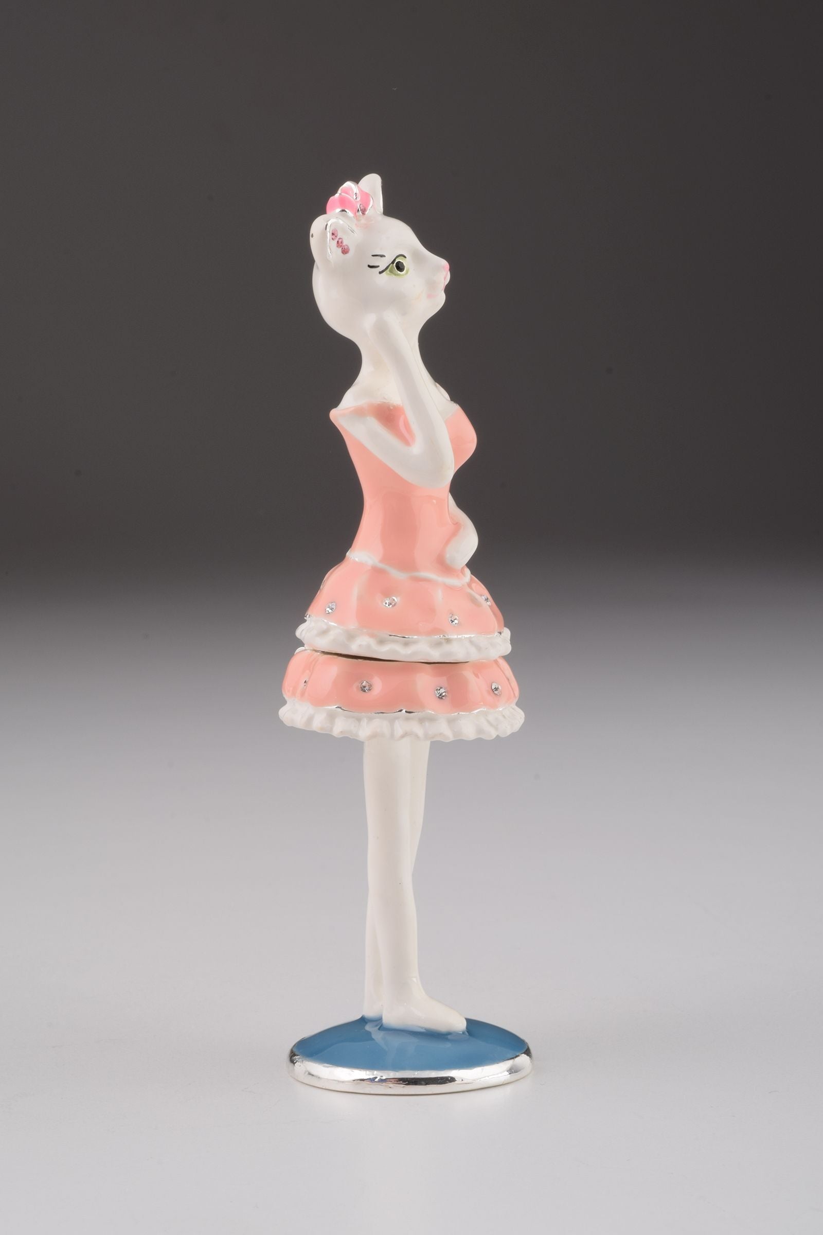 Keren Kopal Cat with Pink Dress