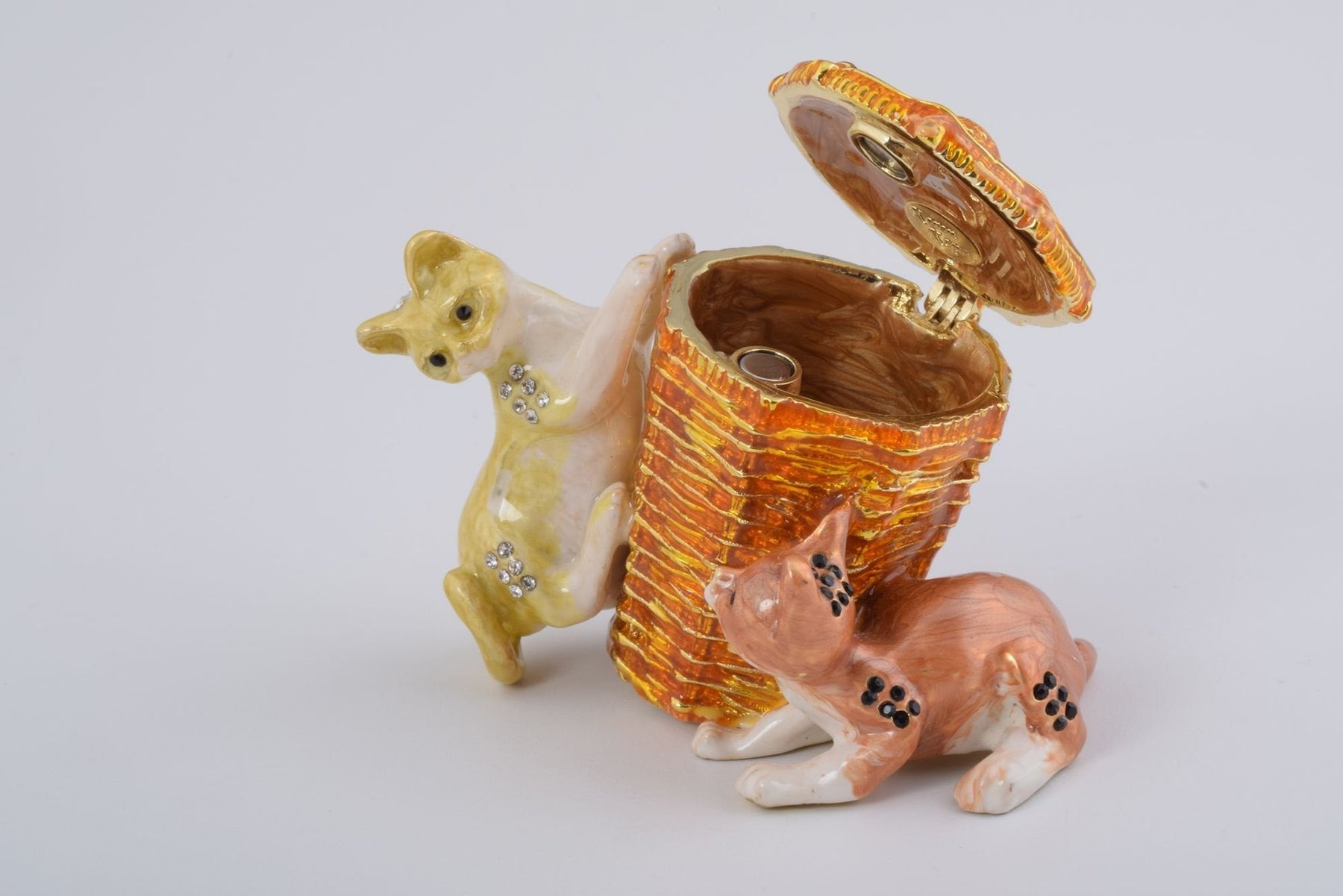 Keren Kopal Cats Playing with a Basket