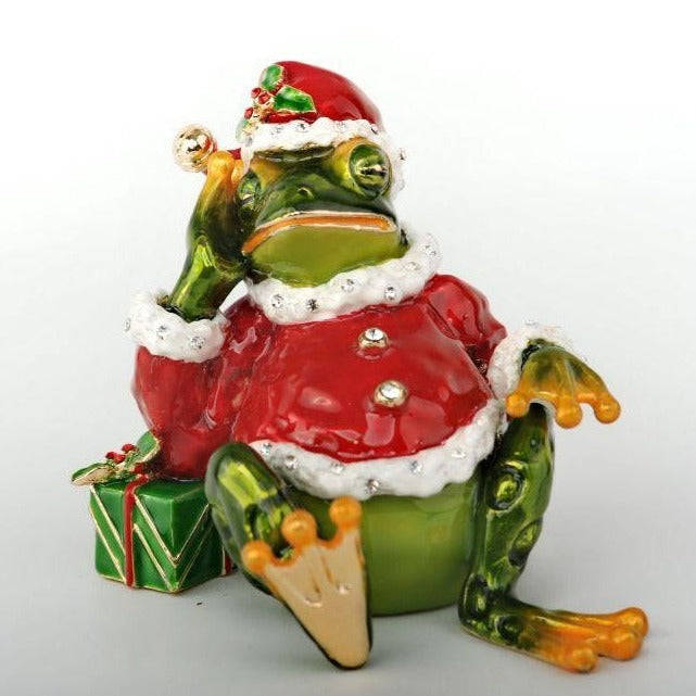 Keren Kopal Christmas Frog with Presents
