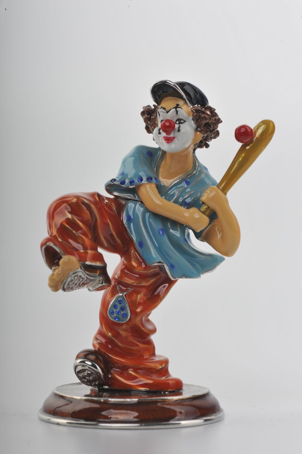 Keren Kopal Circus Clown Playing Baseball