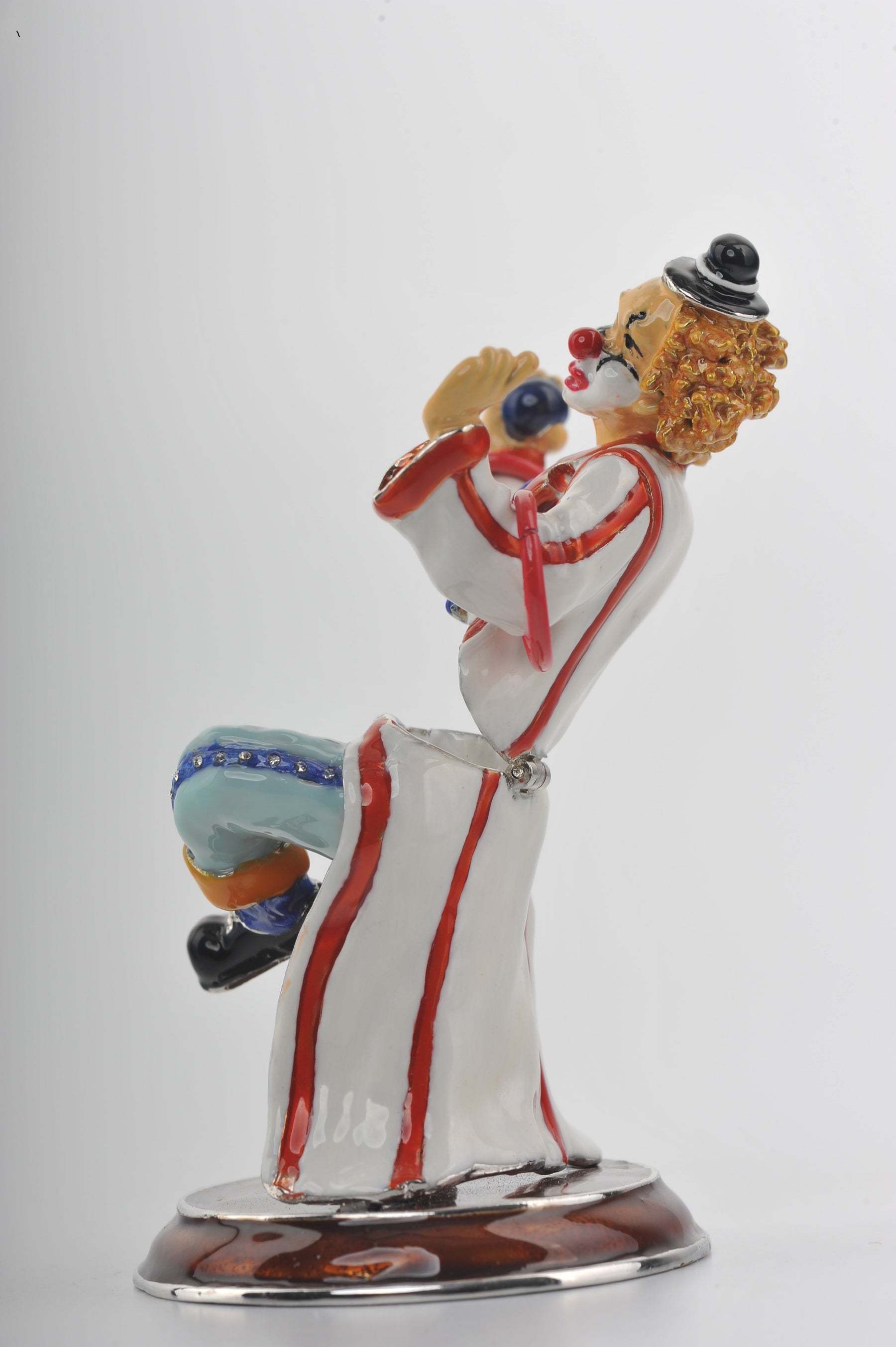 Keren Kopal Circus Clown on Unicycle Joggling