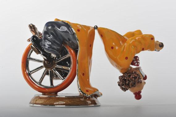 Keren Kopal Clown Riding an Unicycle