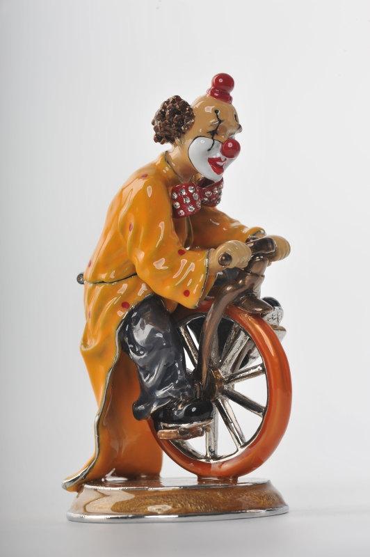 Keren Kopal Clown Riding an Unicycle