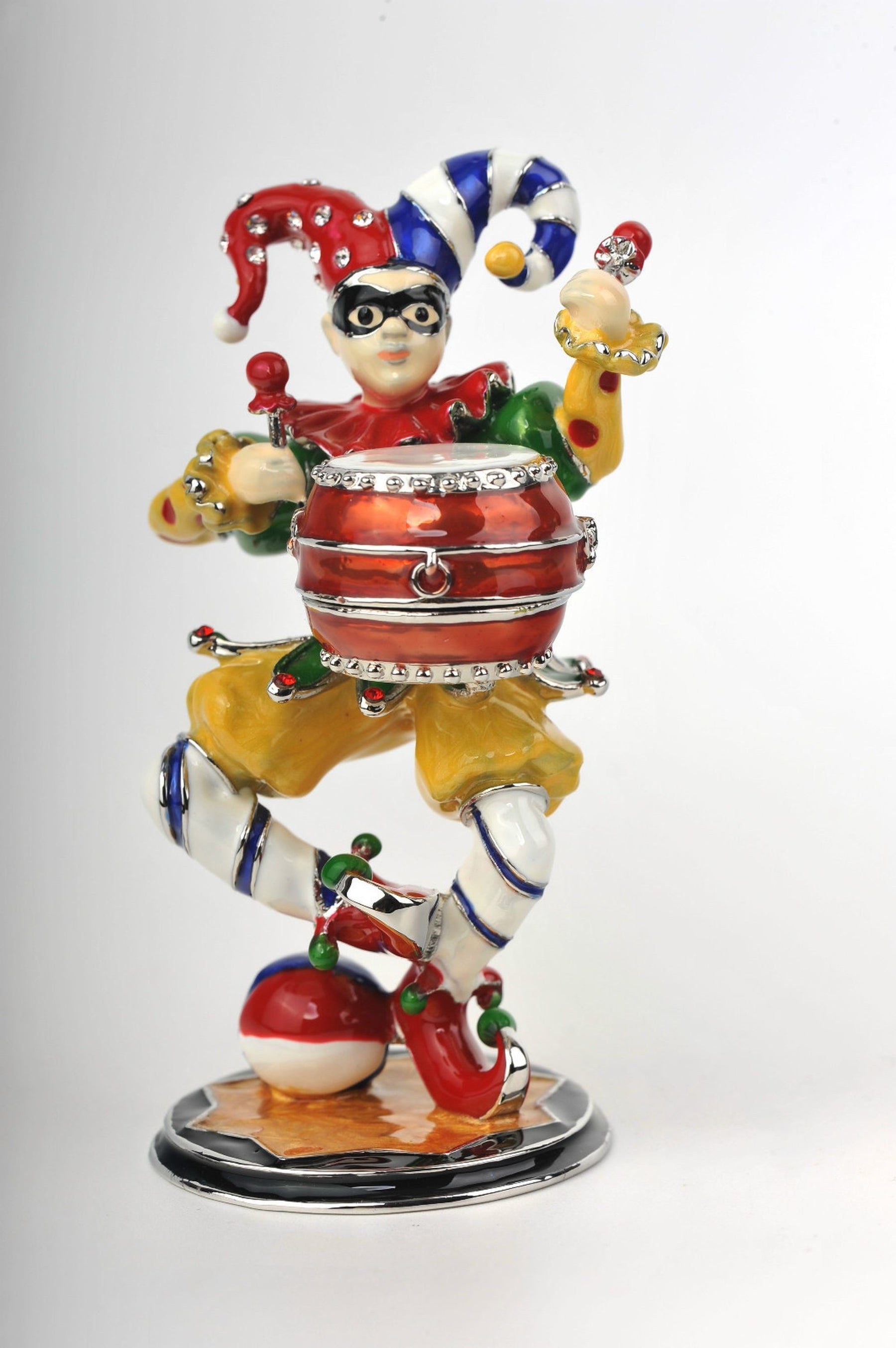 Keren Kopal Colorful Jester Playing the Drum