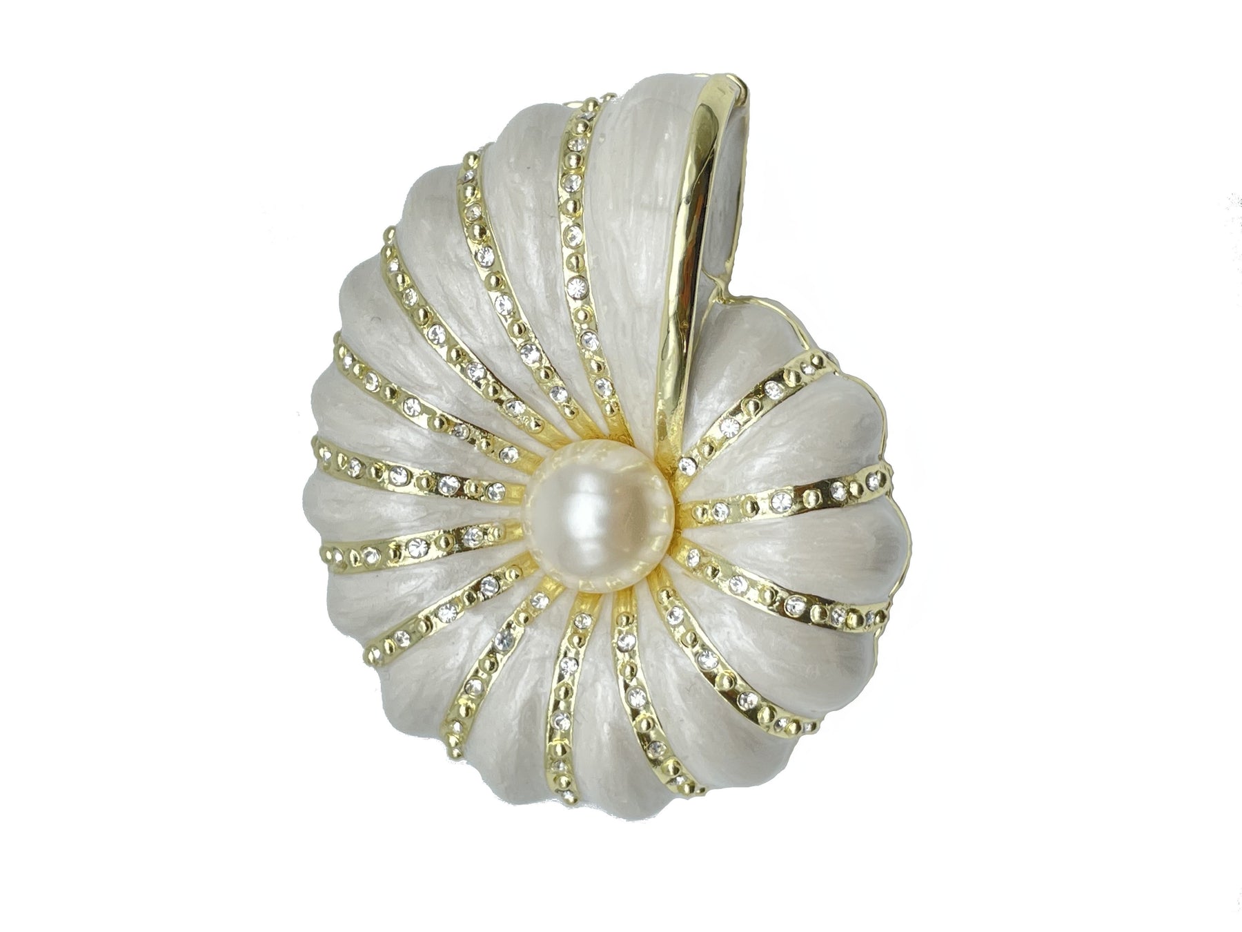 Keren Kopal Pearl and Gold Sea Shell