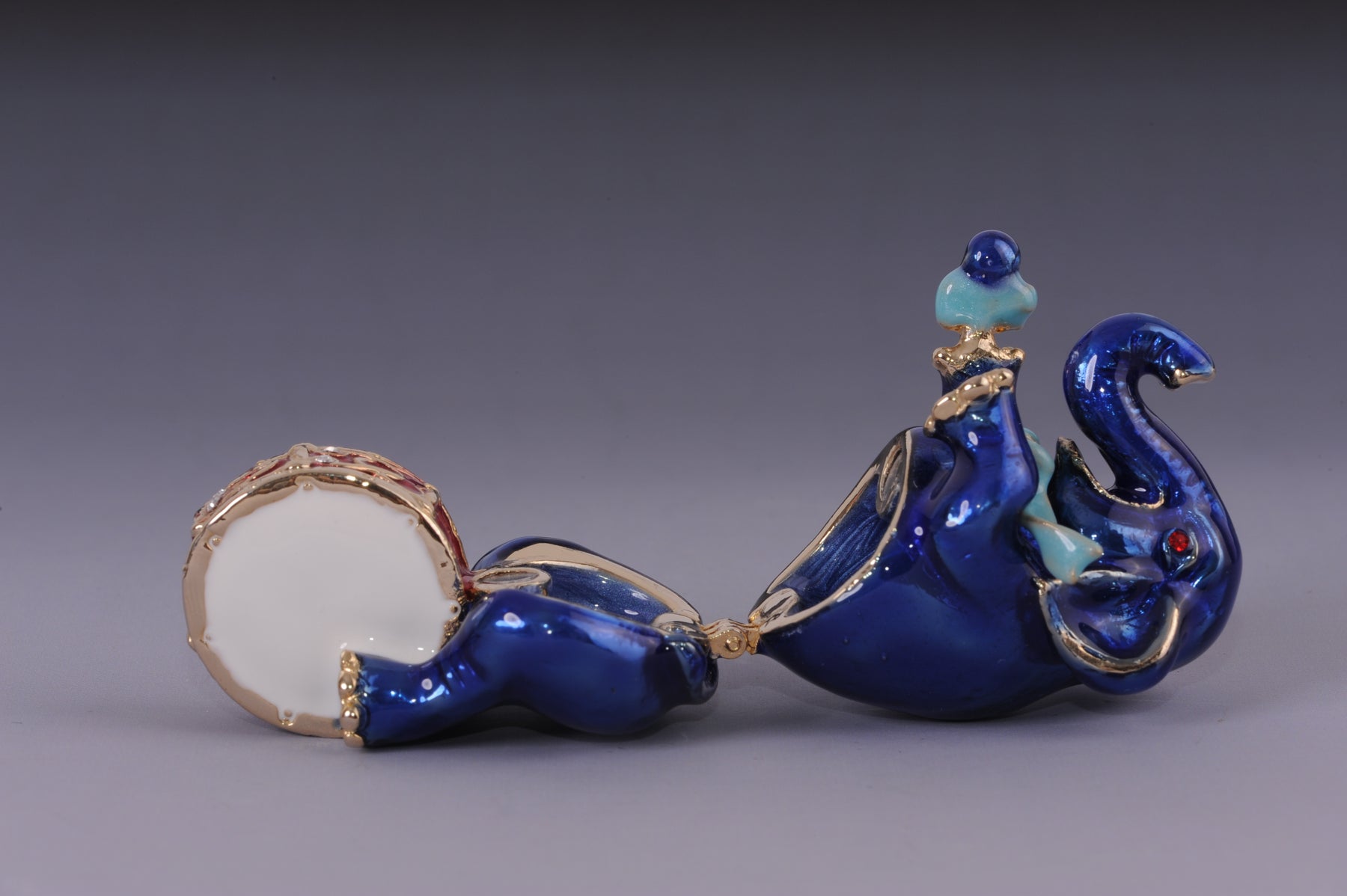 Keren Kopal Blue Elephant with Drum