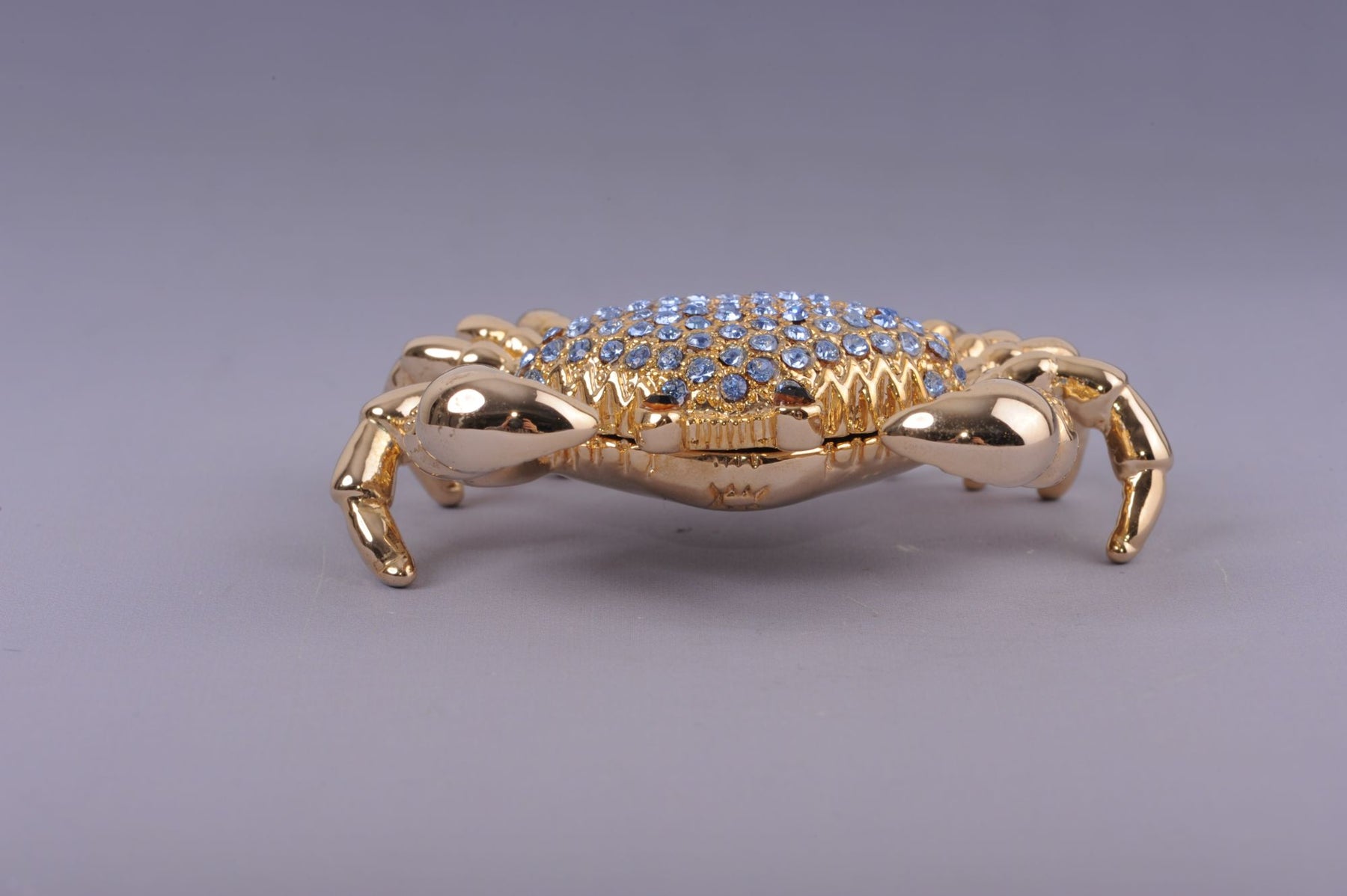 Keren Kopal Golden Crab with blue stones