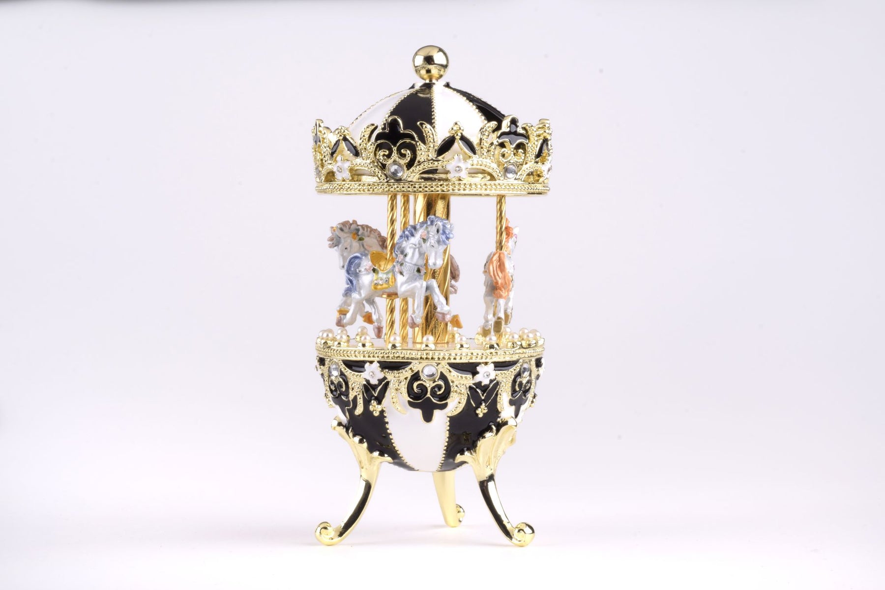 Keren Kopal Black Wind up Musical Carousel