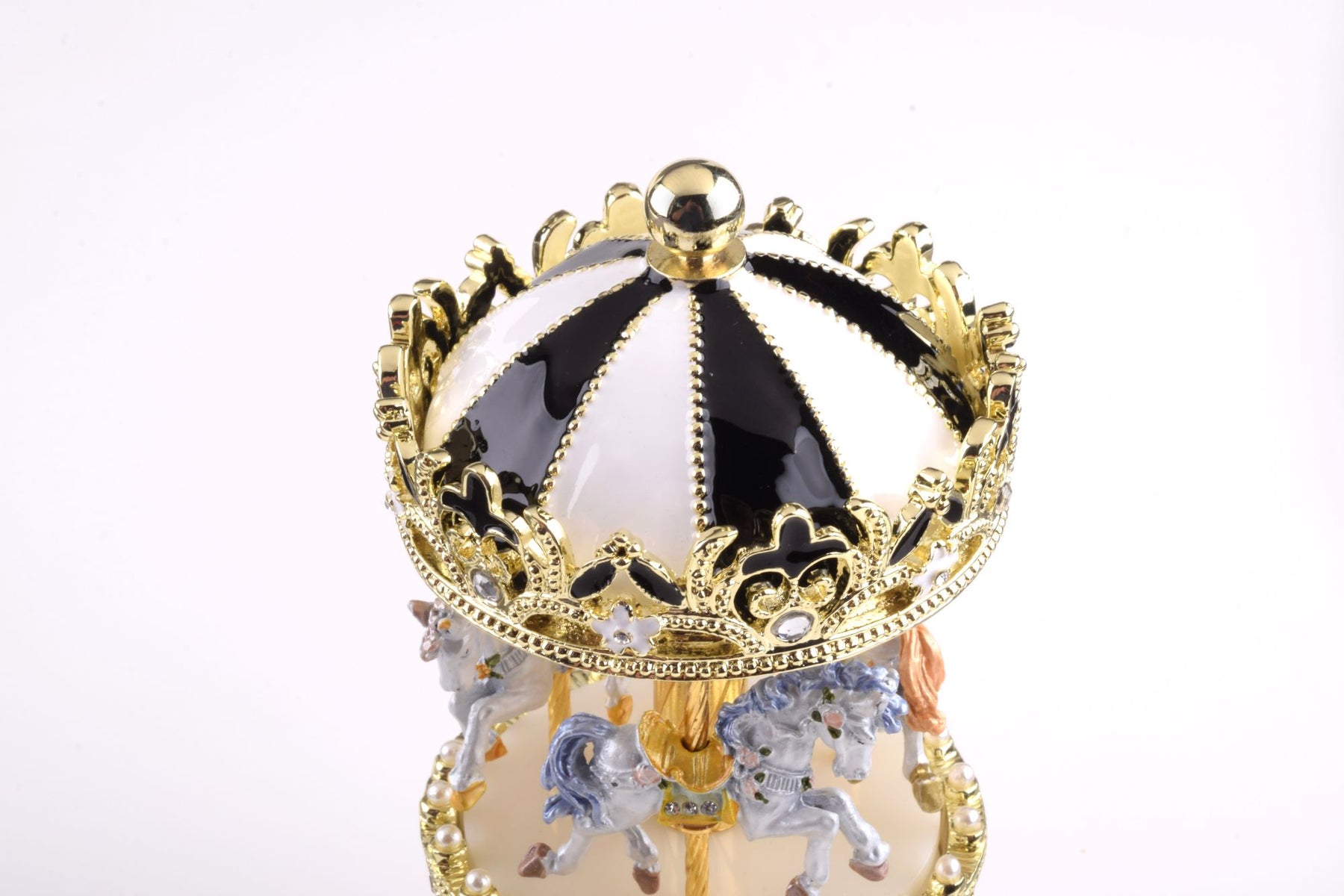 Keren Kopal Black Wind up Musical Carousel