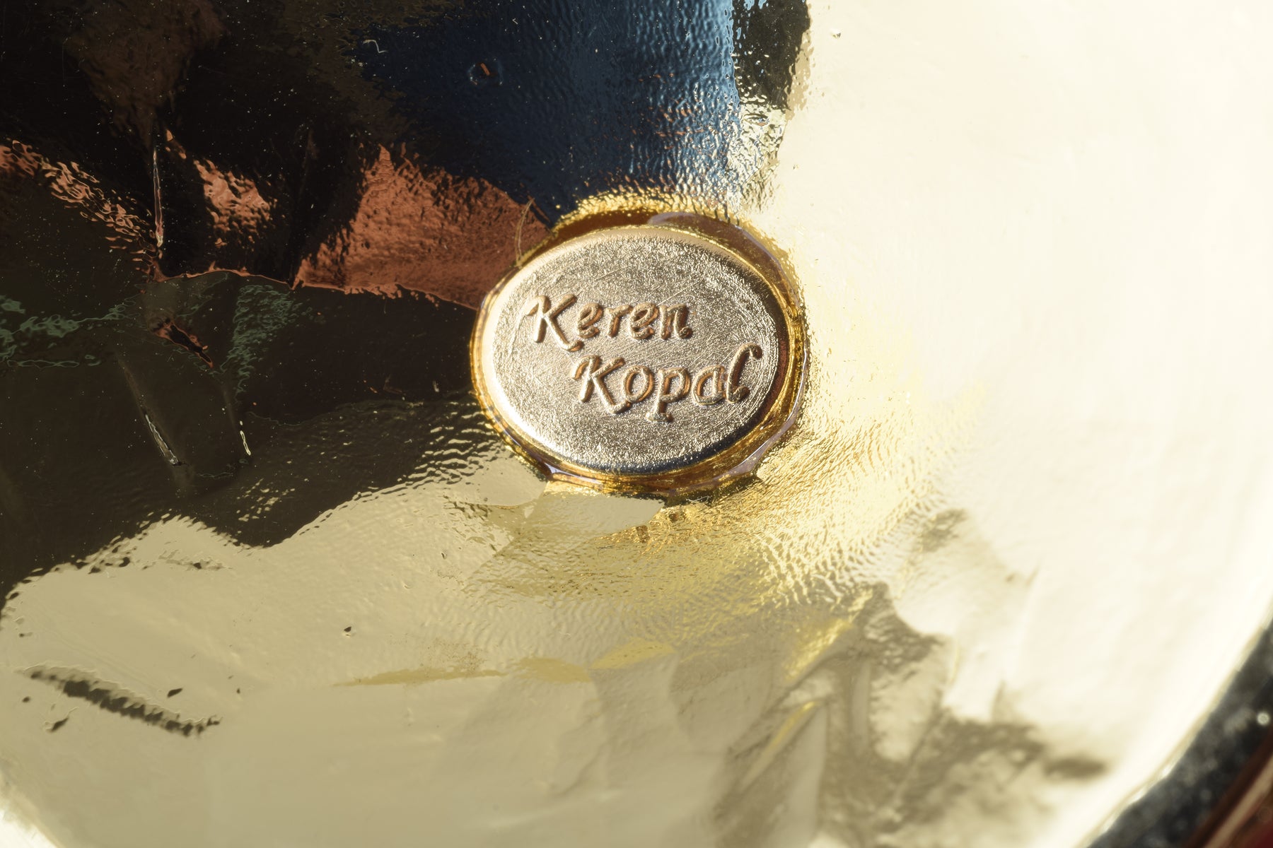 Keren Kopal Pink Faberge Egg with Elephant Inside