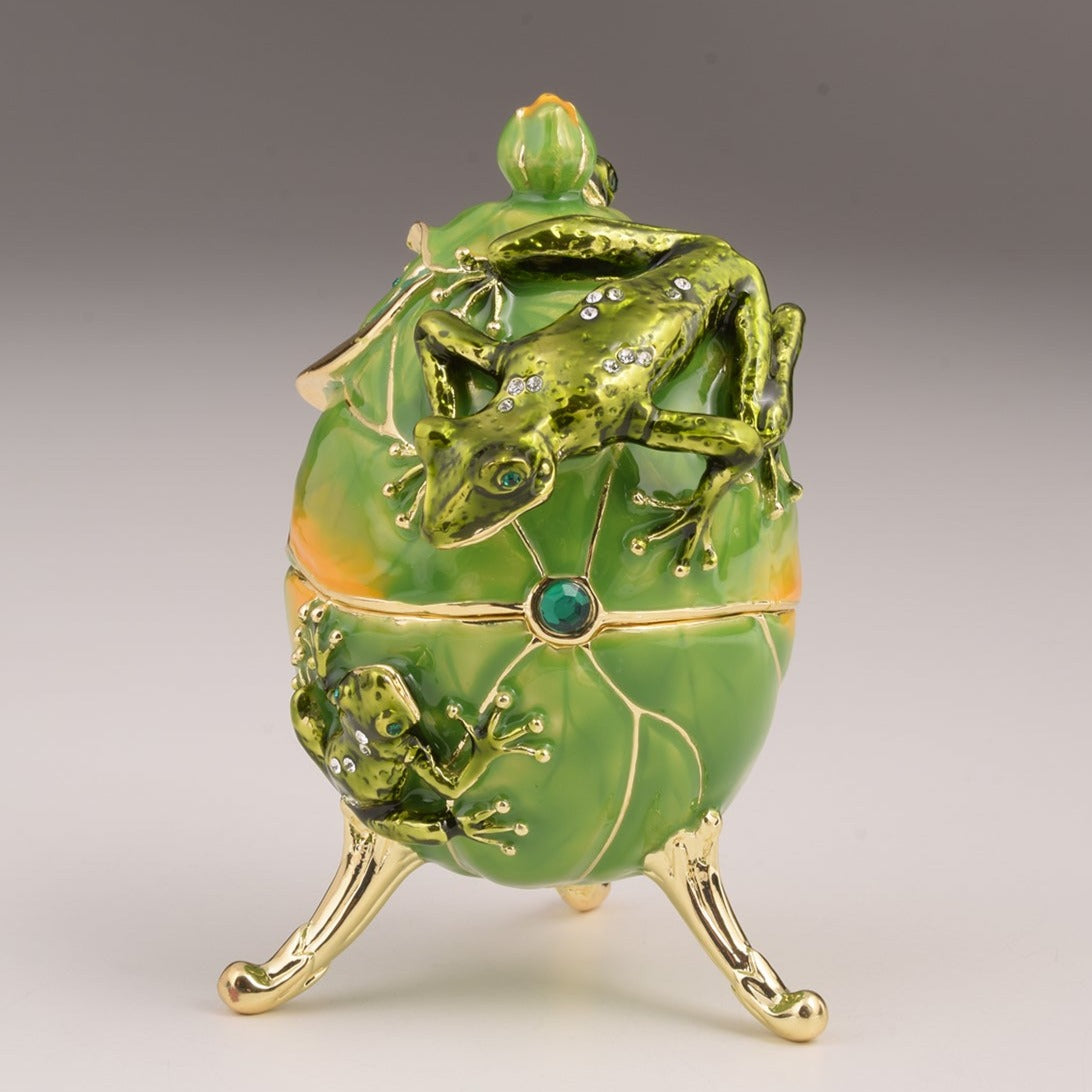 Keren Kopal Frogs Faberge Egg