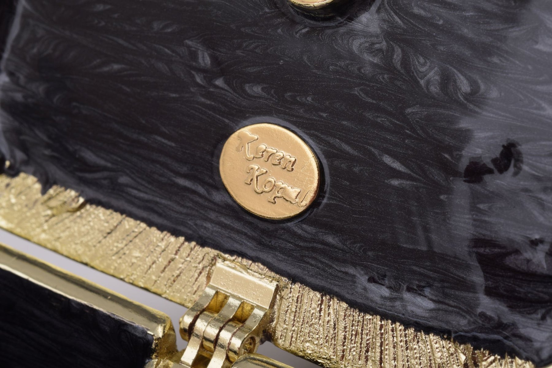 Keren Kopal Black Vanity Table