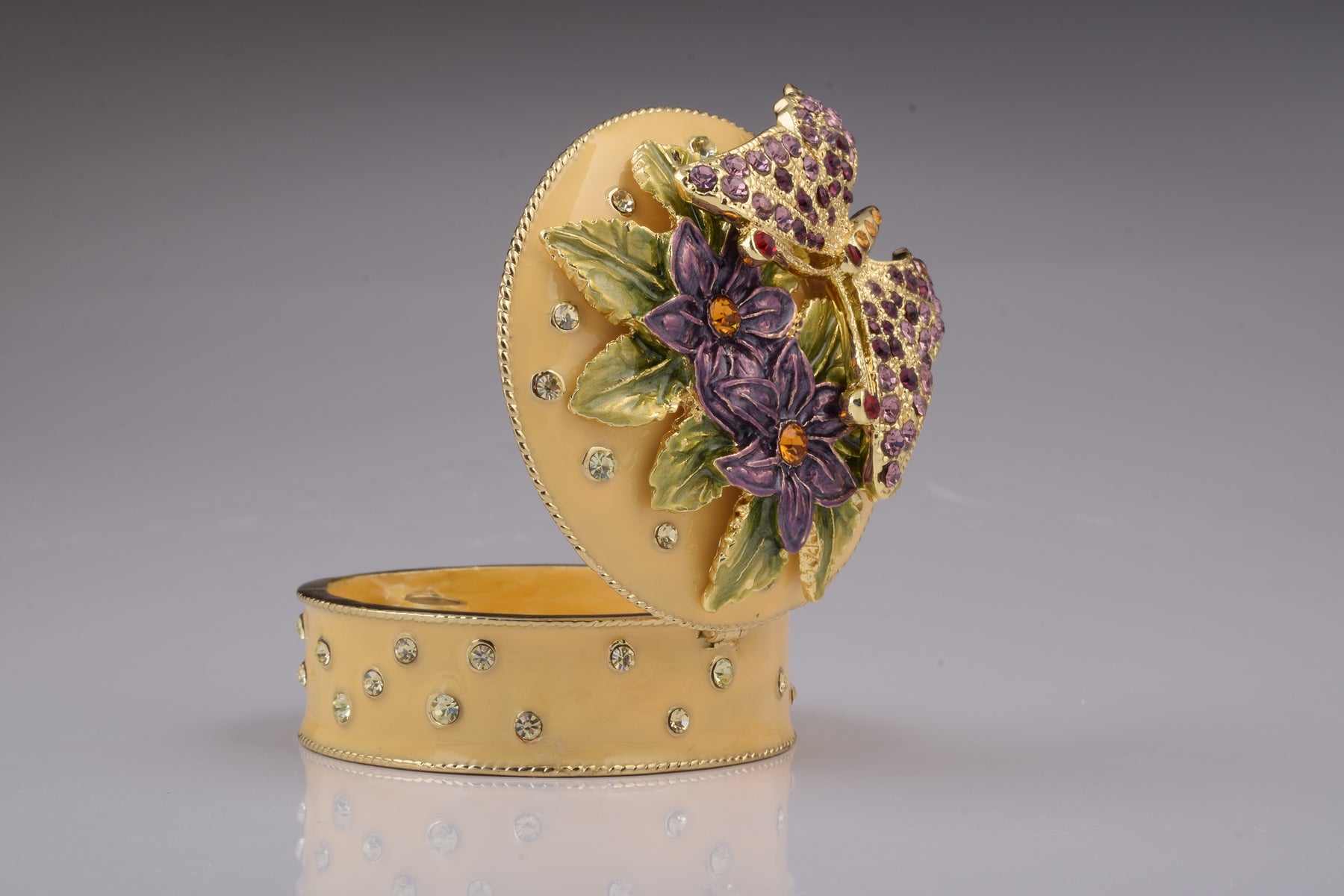 Keren Kopal Peach Trinket Box