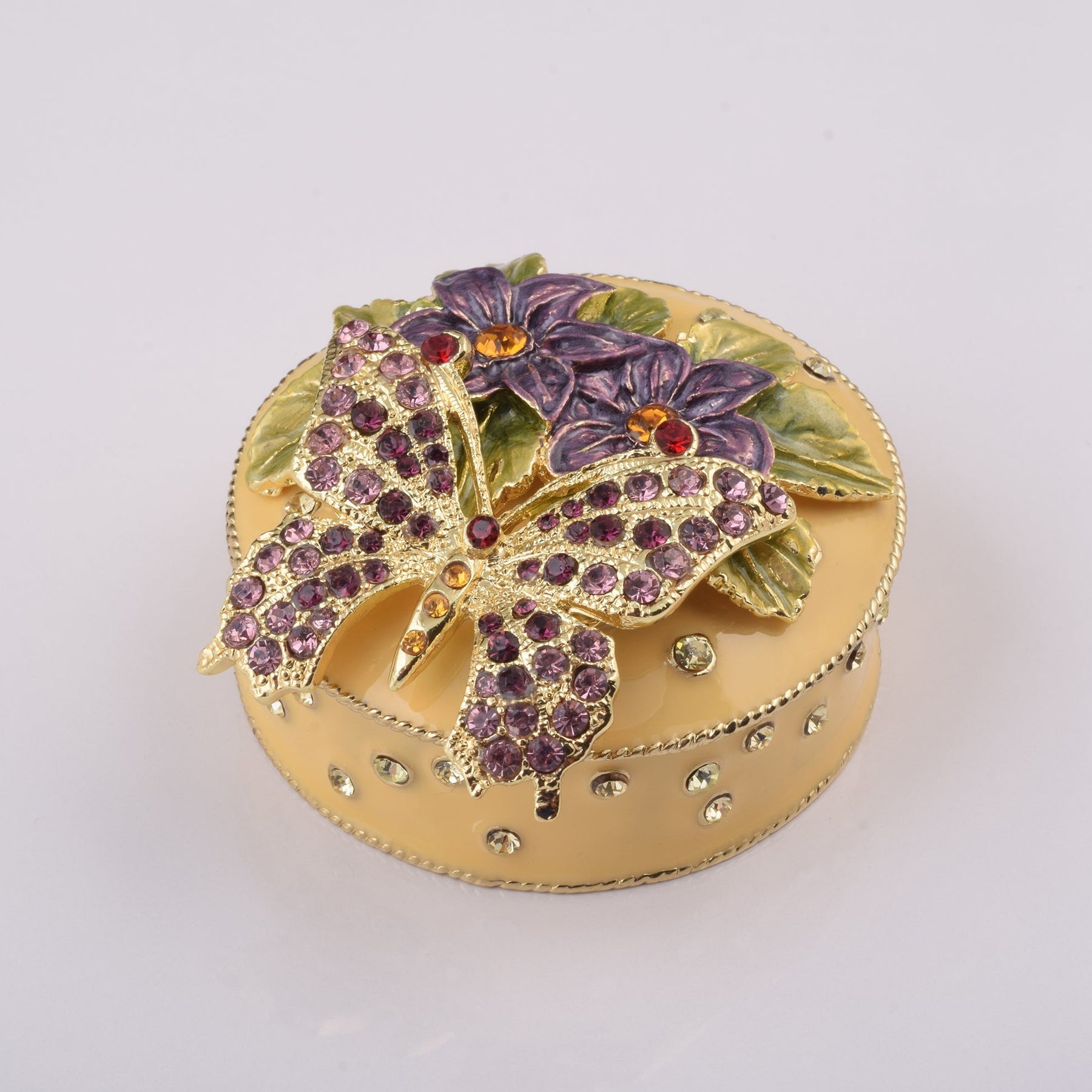 Keren Kopal Peach Trinket Box