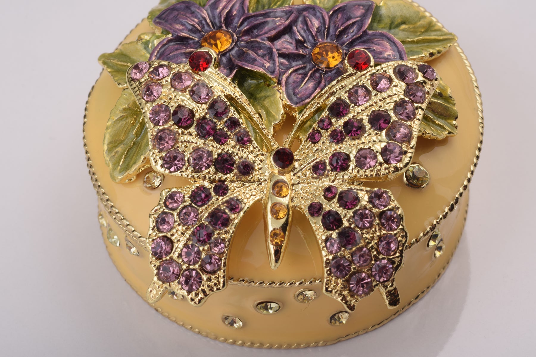 Keren Kopal Peach Trinket Box