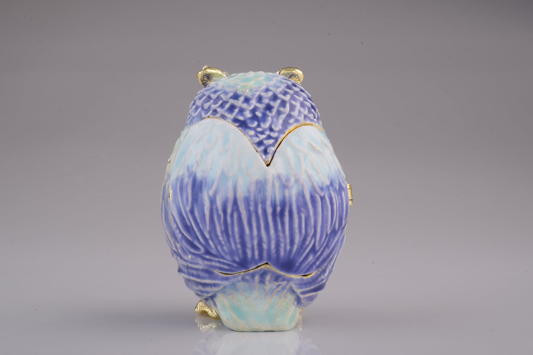 Keren Kopal Light Blue Owl with Clock