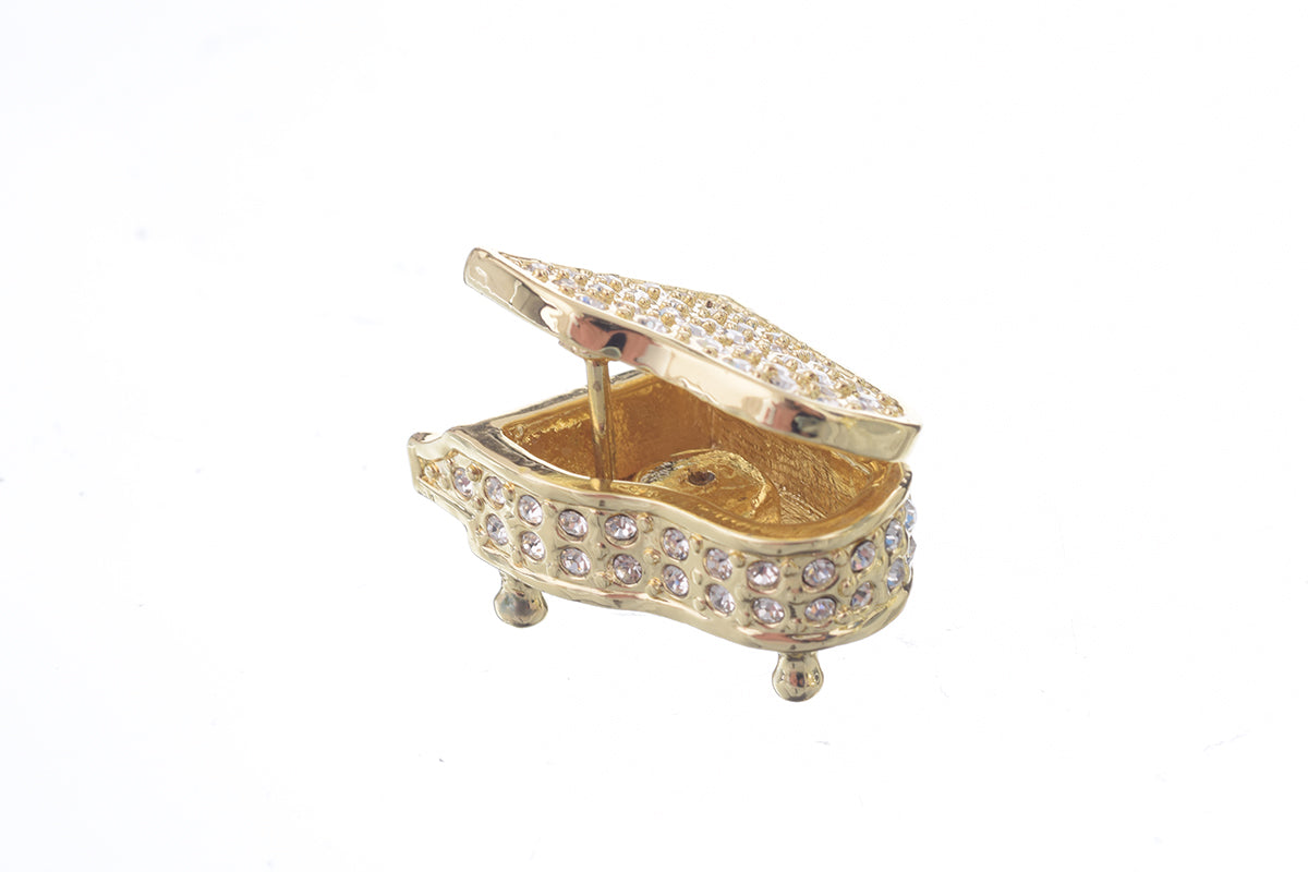 Keren Kopal Blue Faberge Egg with Piano Inside