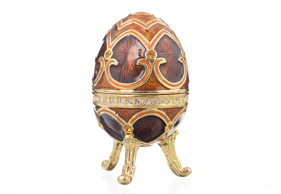 Keren Kopal Brown Faberge Egg