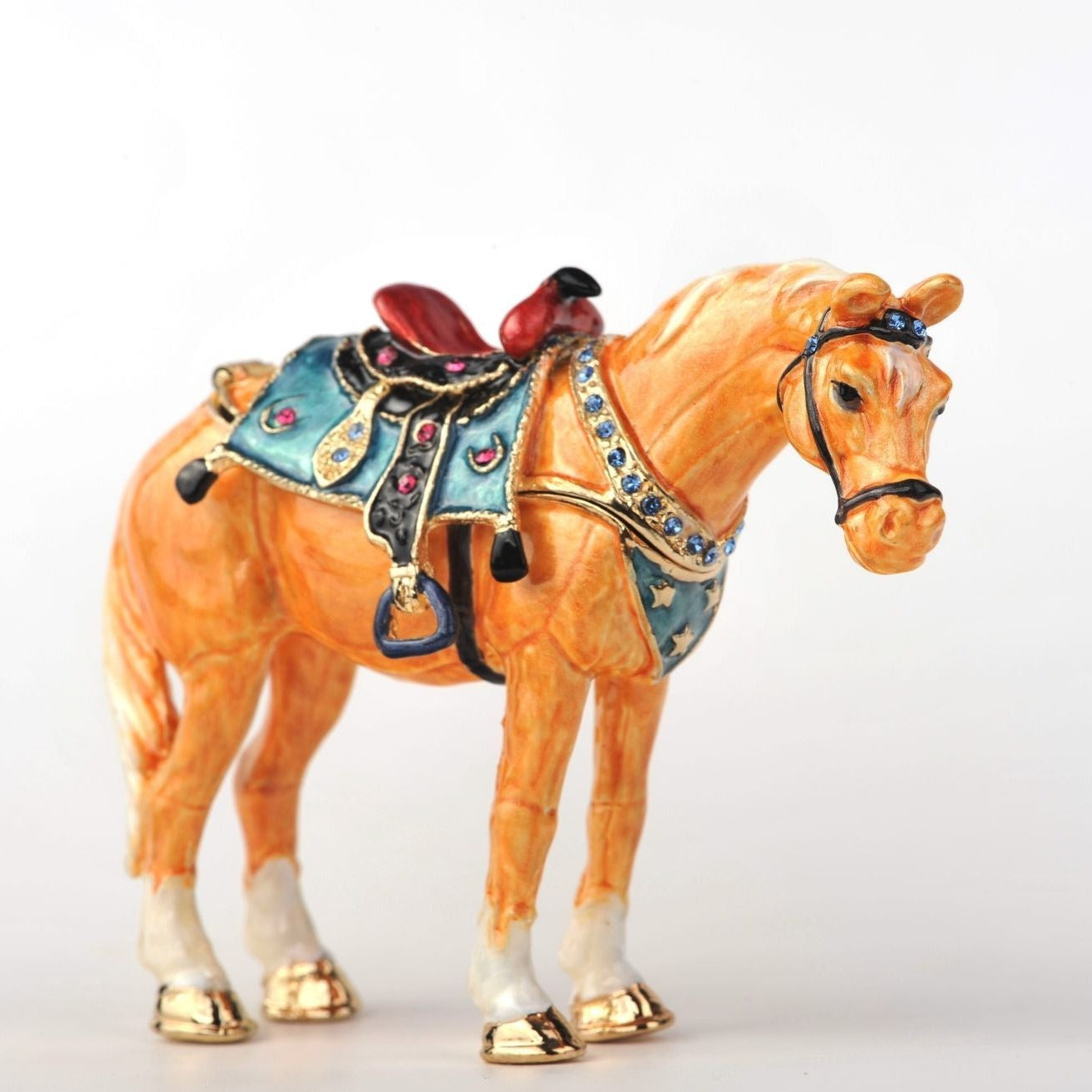 Keren Kopal Decorated Orange Horse