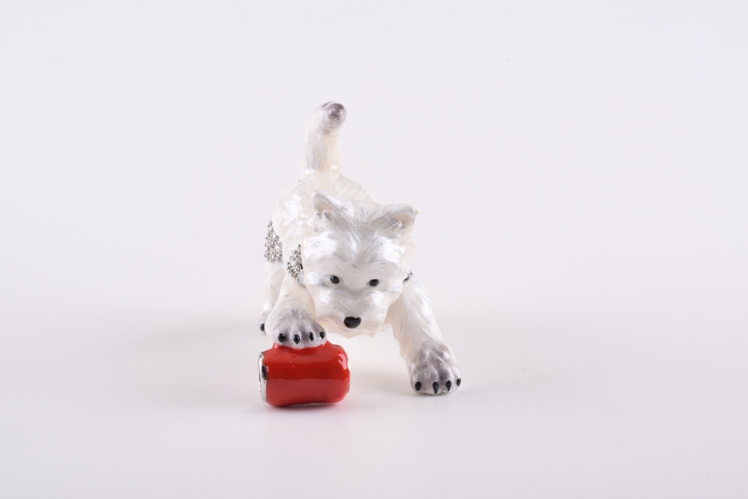 Keren Kopal Dog Playing with Can