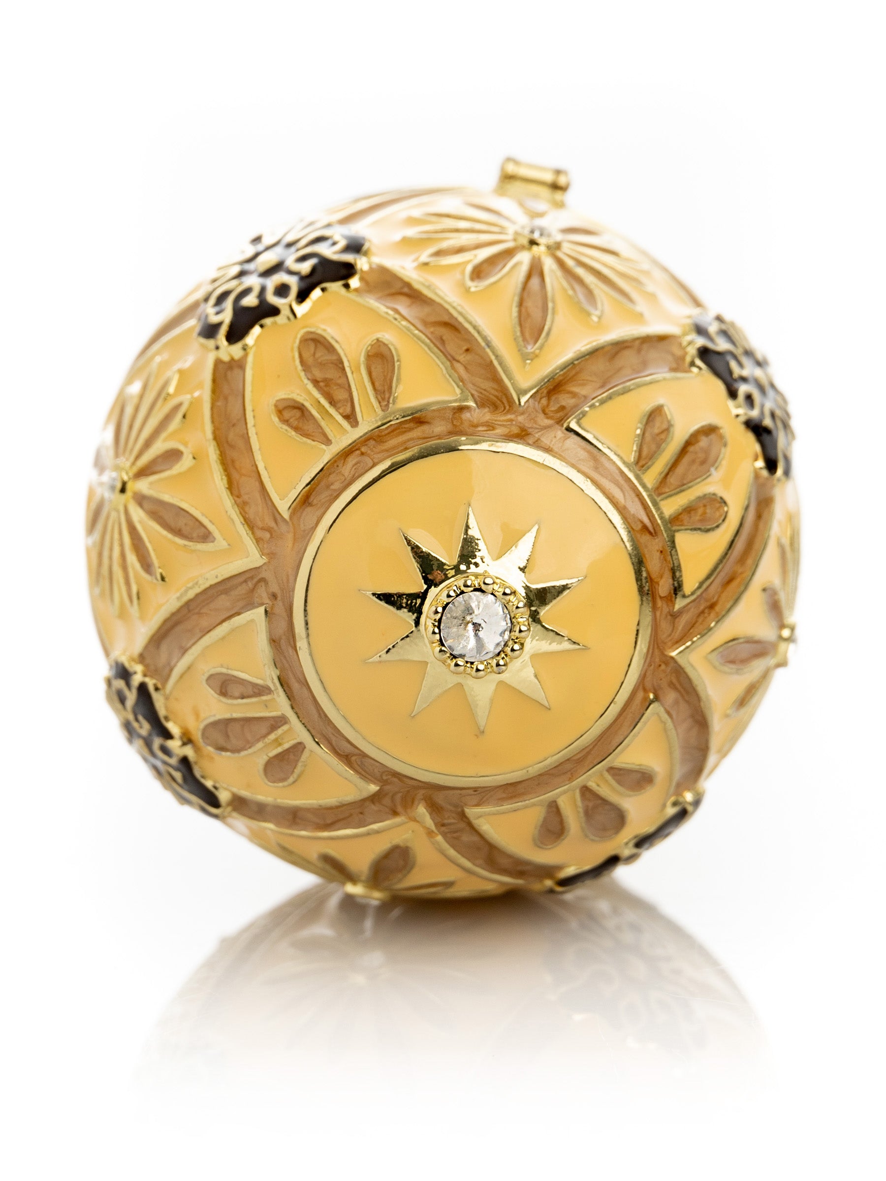 Keren Kopal Brown Faberge Royal egg with Carriage