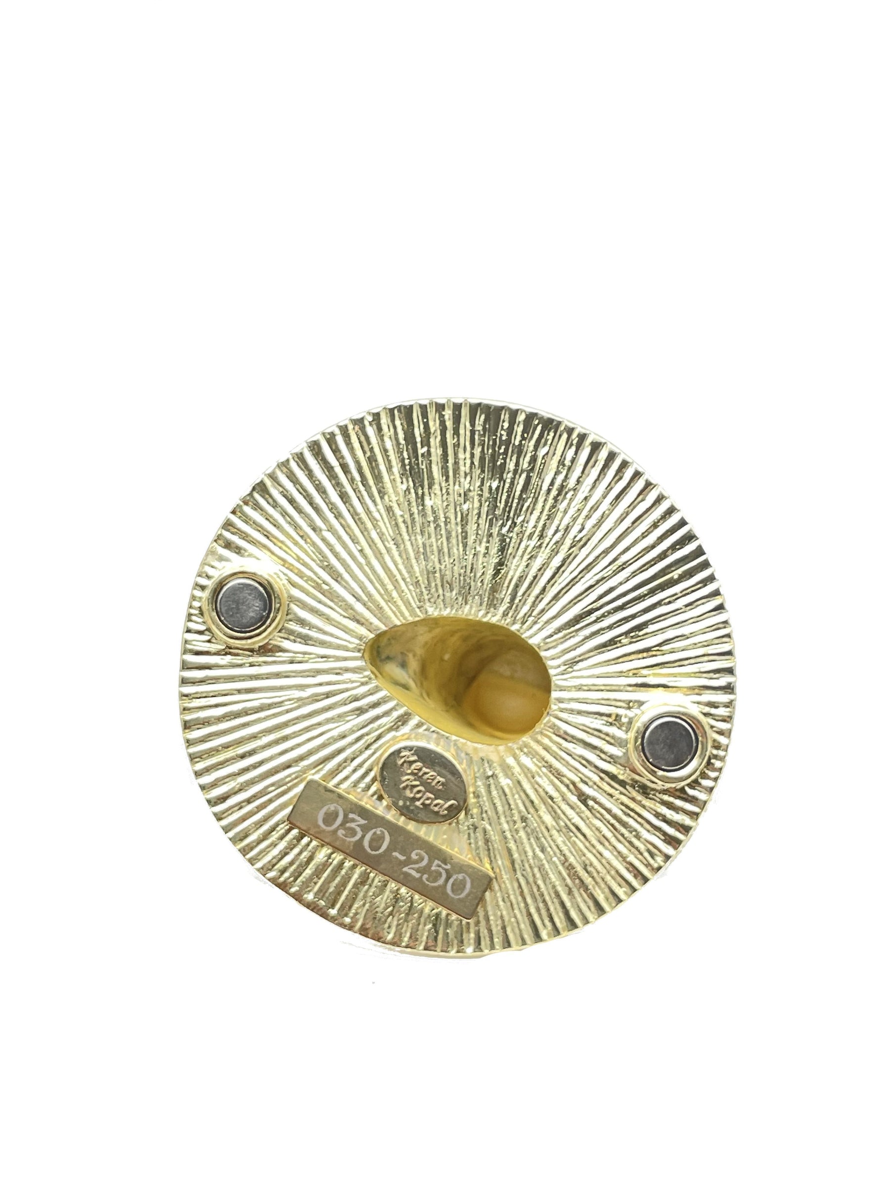 Keren Kopal White Faberge Egg with Swan Inside