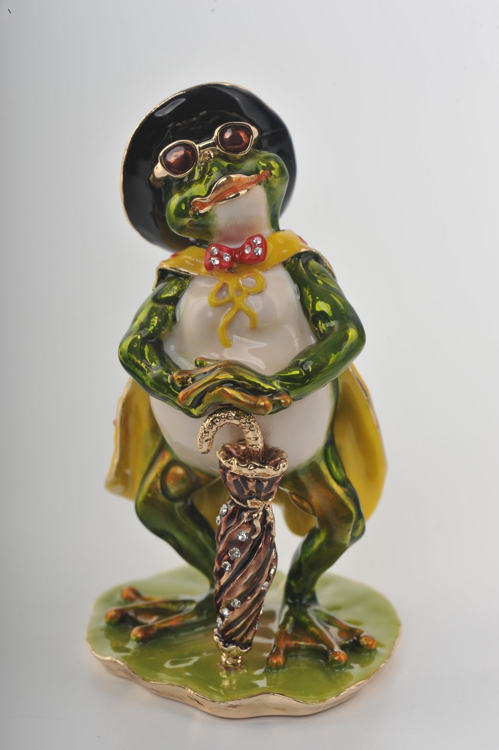 Keren Kopal Elegant Frog in Yellow Cape