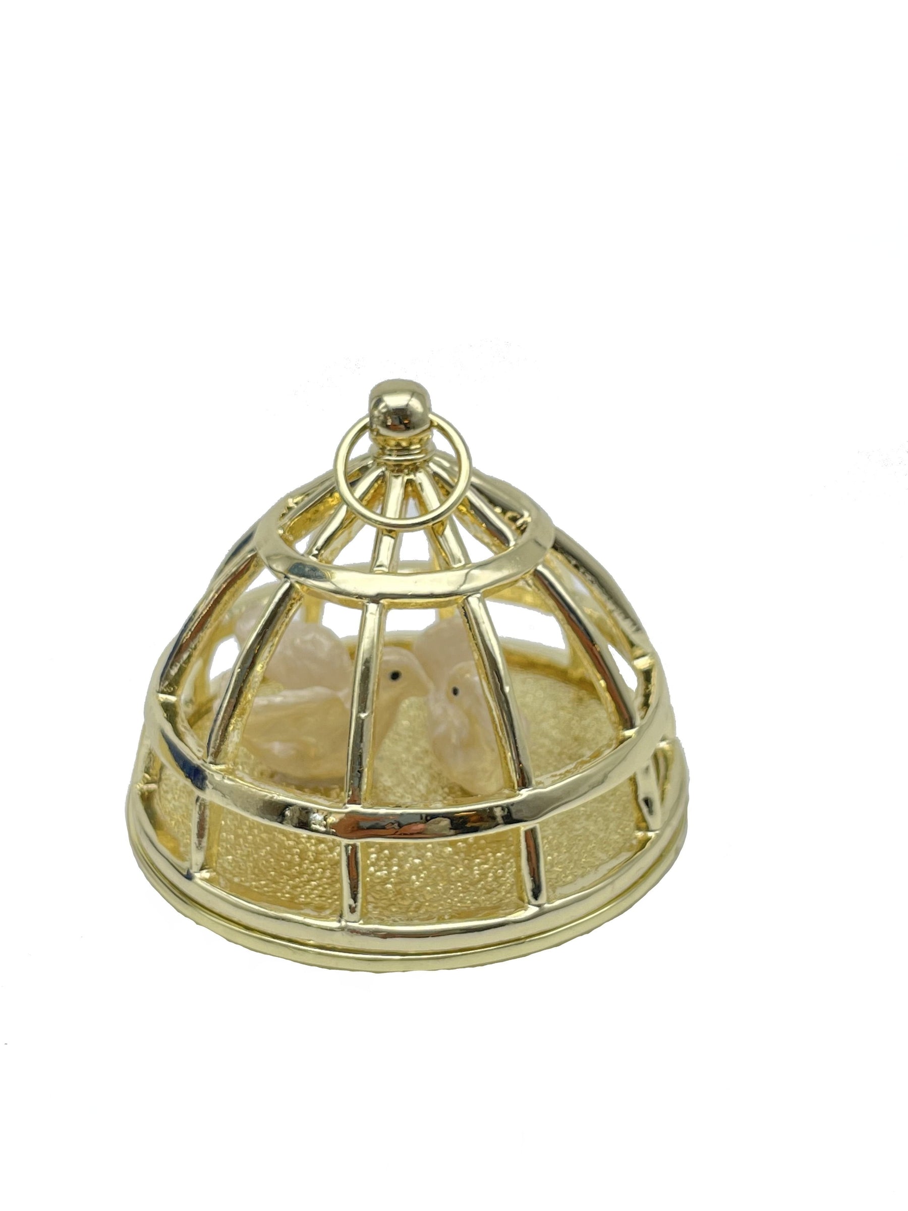 Keren Kopal Limited edition Blue Faberge Egg with doves trinket box