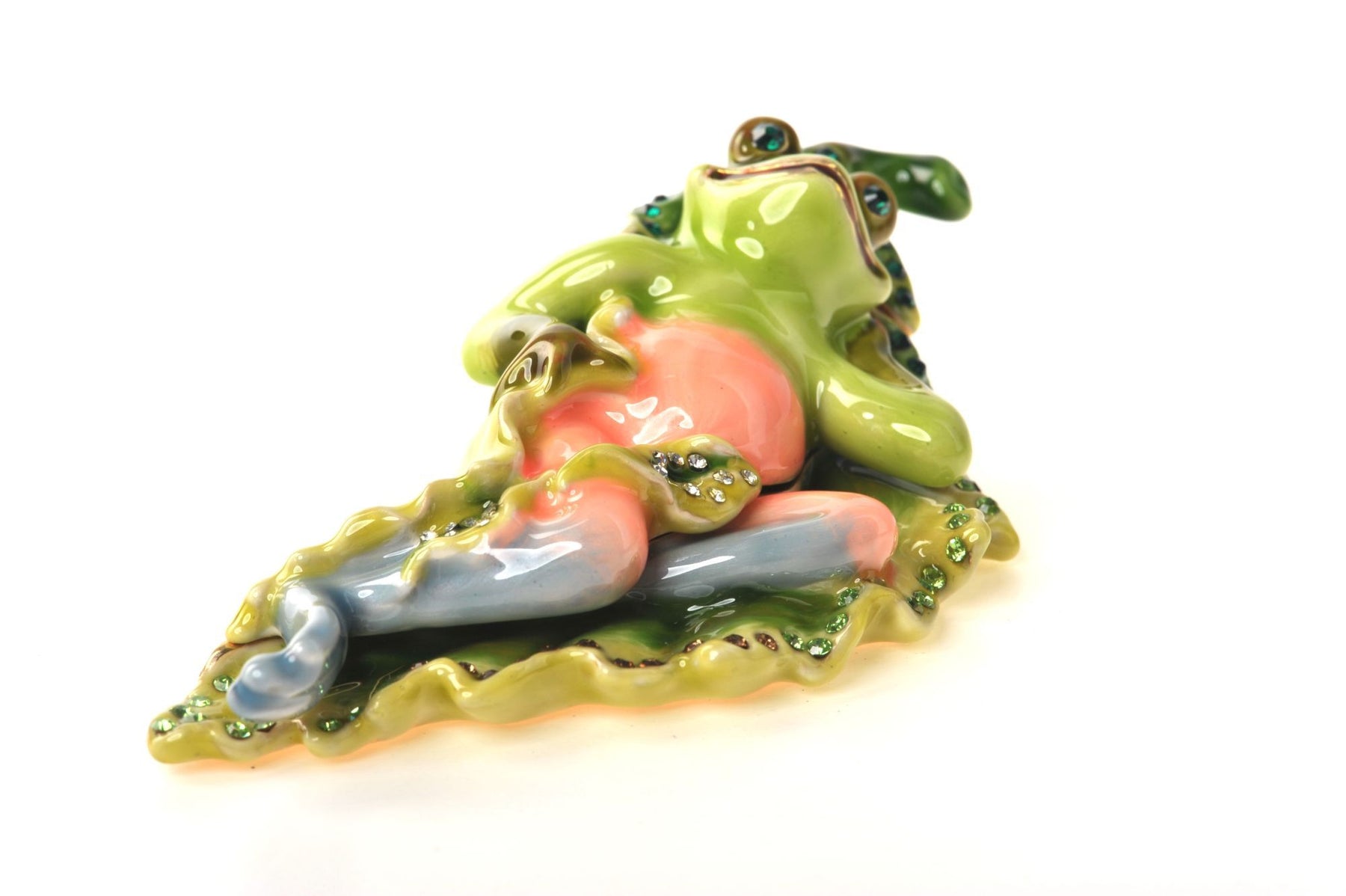 Keren Kopal Frog on a Leaf
