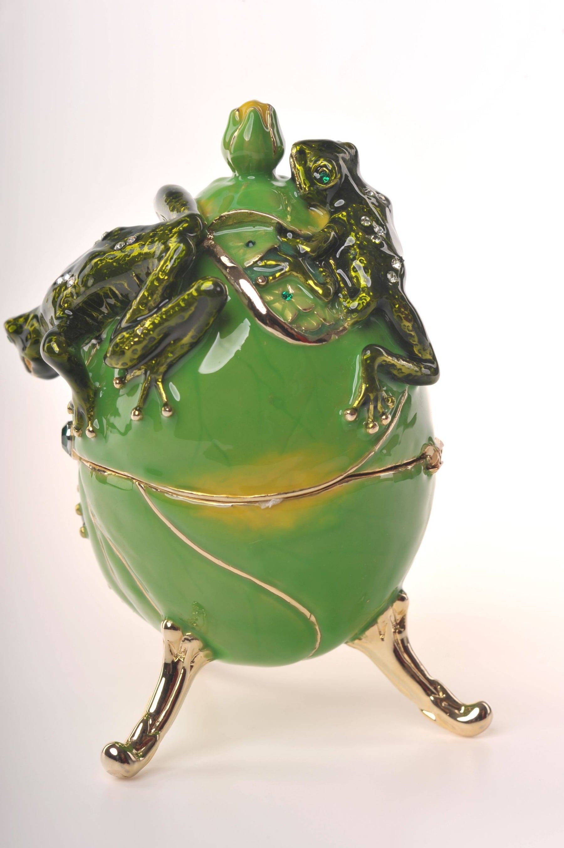 Keren Kopal Frogs Faberge Egg
