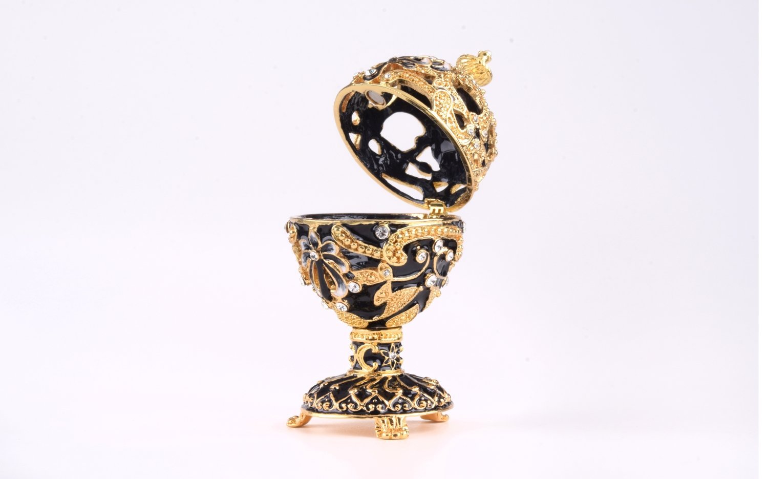 Keren Kopal Gold & Black Faberge Egg