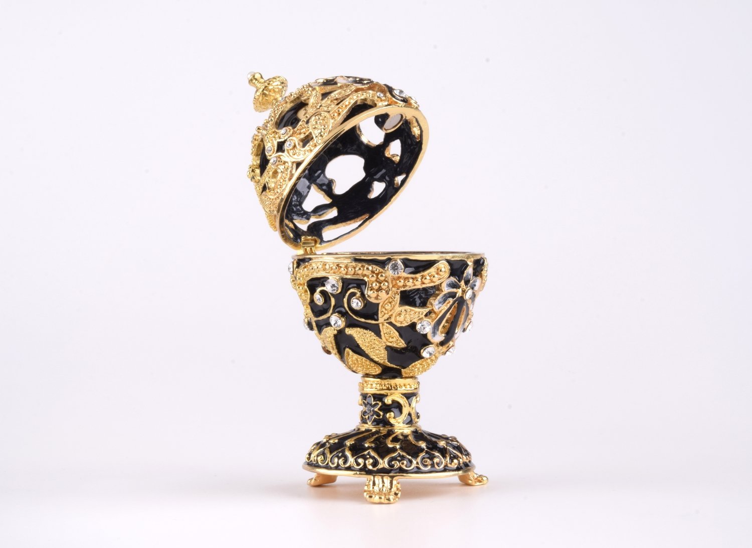 Keren Kopal Gold & Black Faberge Egg