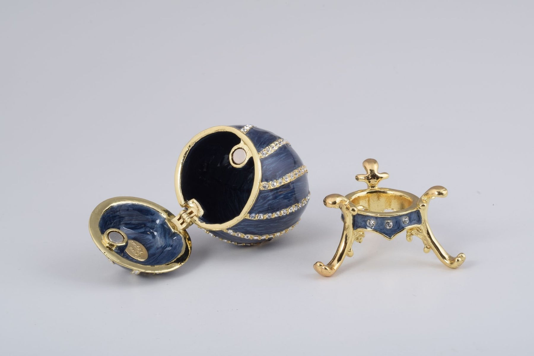 Keren Kopal Gold & Blue Faberge Egg