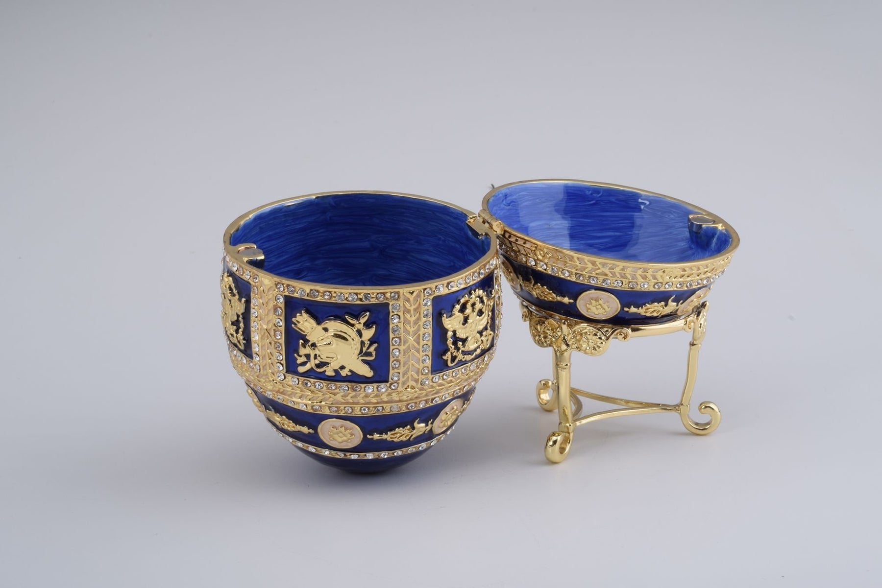 Keren Kopal Golden Blue Faberge Egg