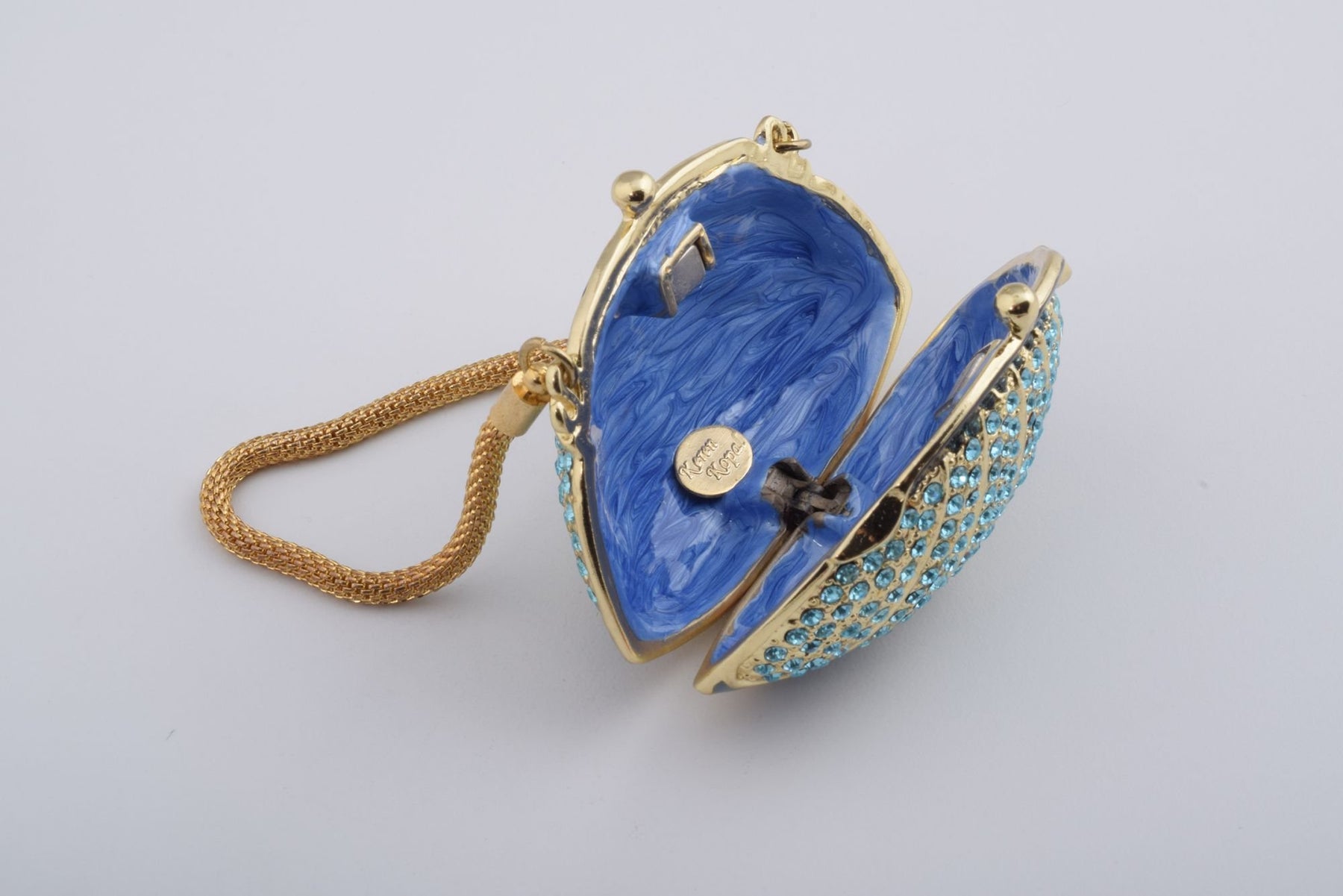 Keren Kopal Golden Blue Woman Bag Box