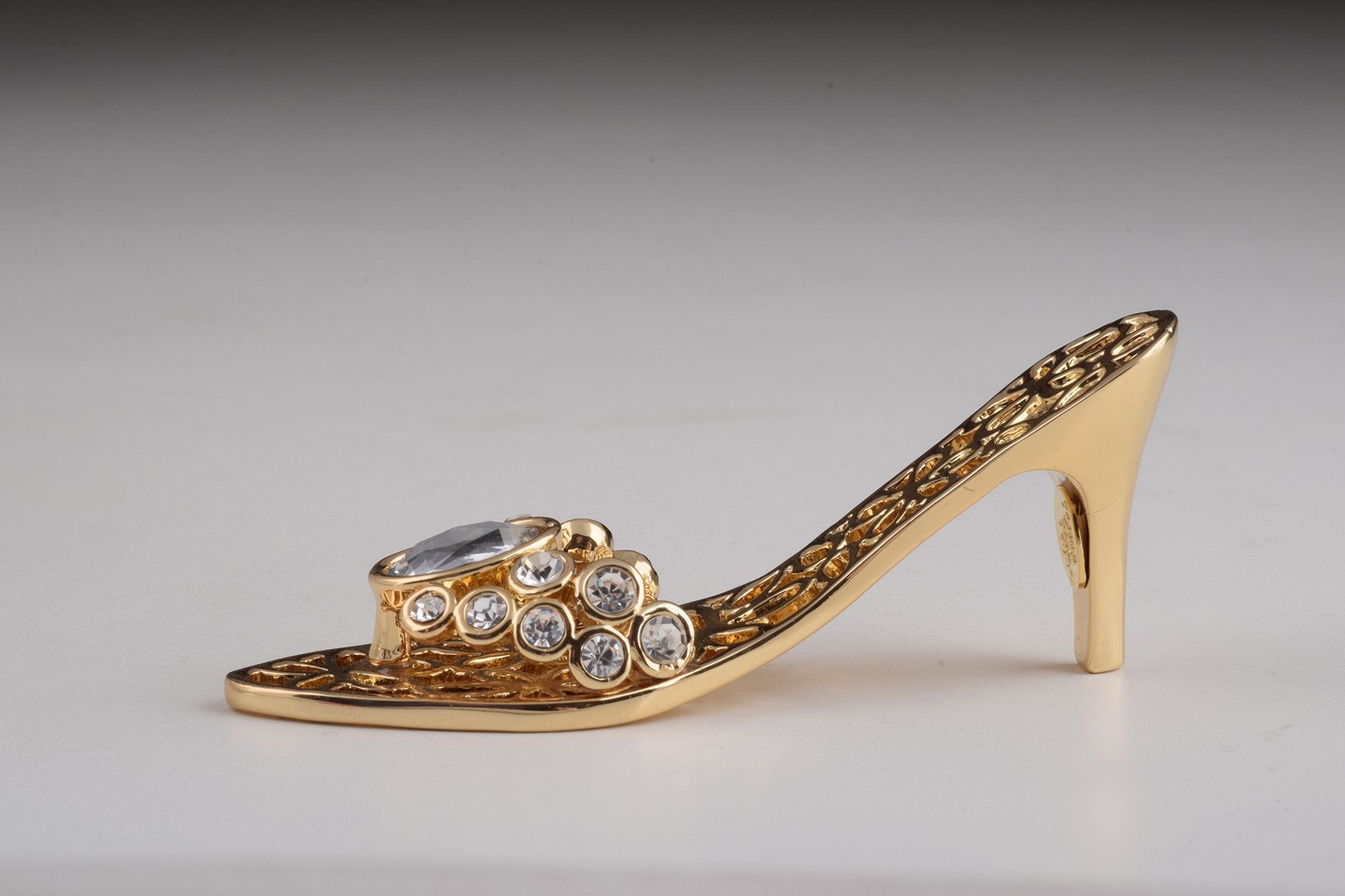 Keren Kopal Golden High Heel Shoe