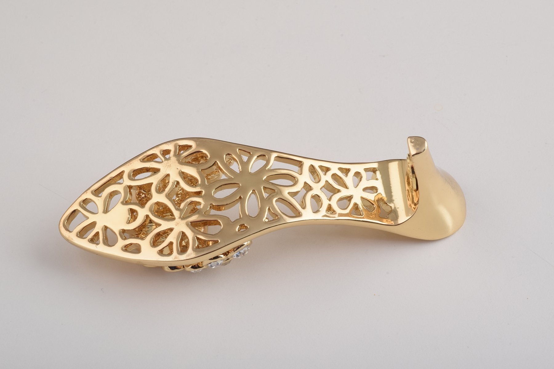 Keren Kopal Golden High Heel Shoe